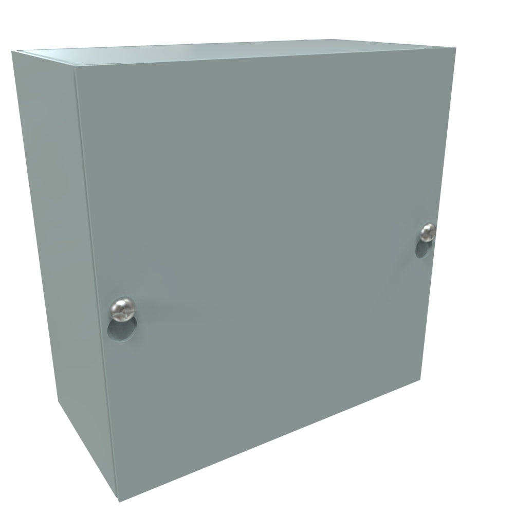 Hammond CS663 Steel Junction Box N1 Screw Cover - 6" x 6" x 3" - Gray