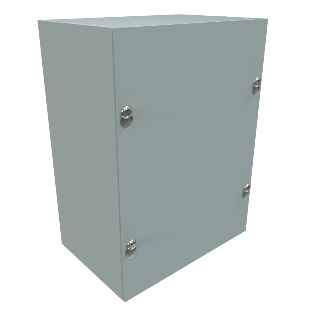 Hammond CS864 Steel Junction Box N1 Screw Cover - 8" x 6" x 4" - Gray