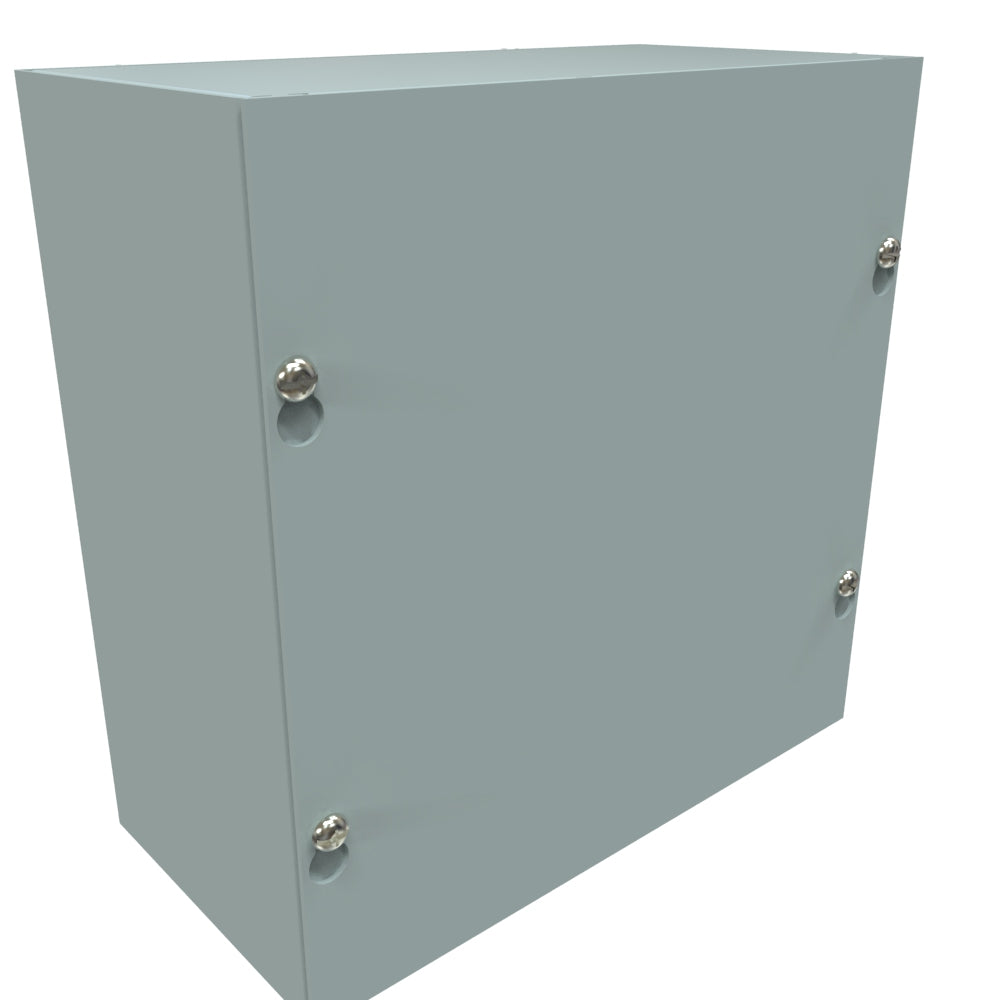 Hammond CS884 Steel Junction Box N1 Screw Cover - 8" x 8" x 4" - Gray