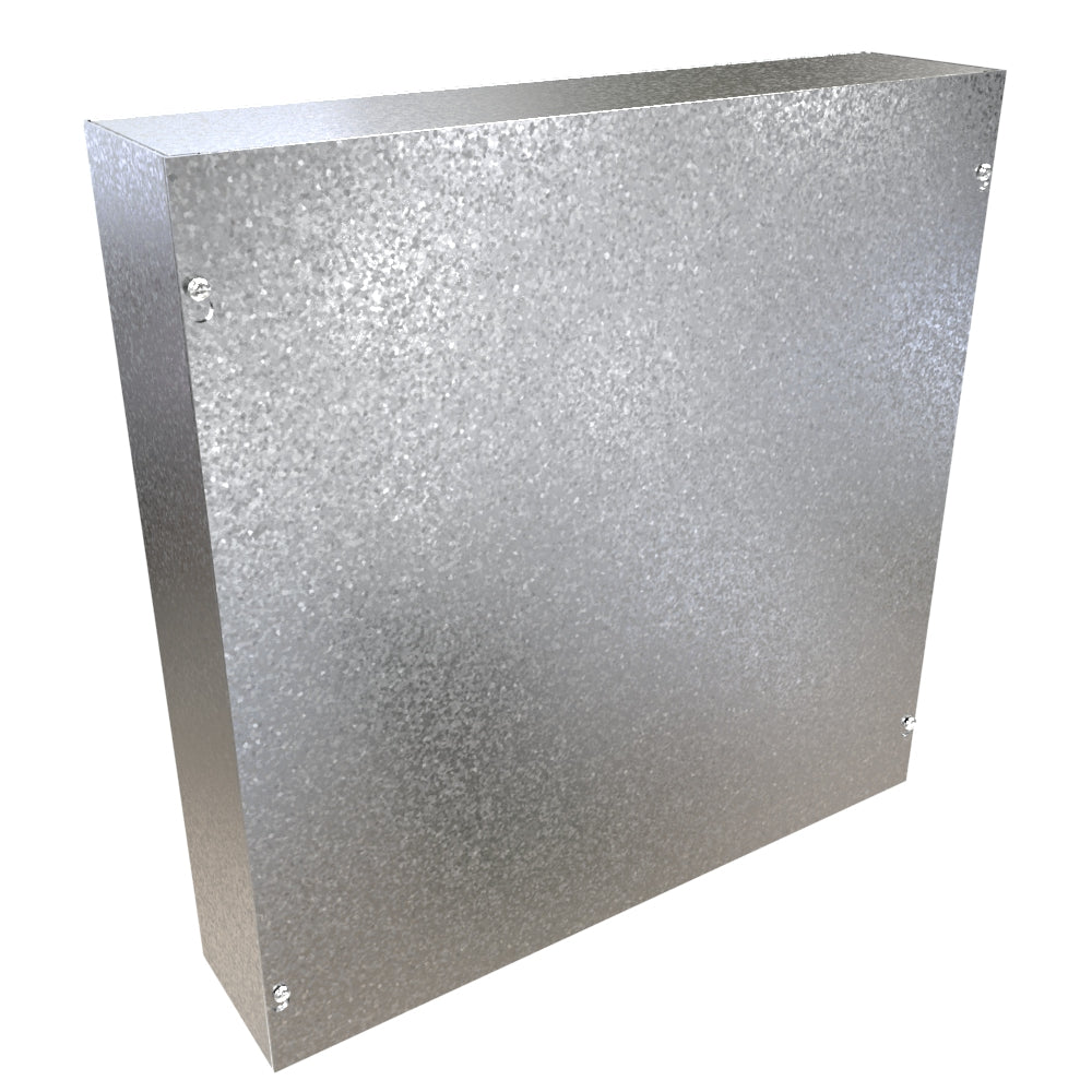 Hammond CSG18184 Galvanized Steel Junction Box N1 Screw Cover - 18" x 18" x 4"