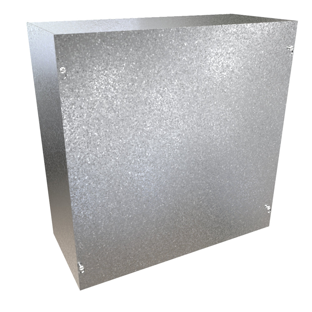 Hammond CSG18188 Galvanized Steel Junction Box N1 Screw Cover - 18" x 18" x 8"