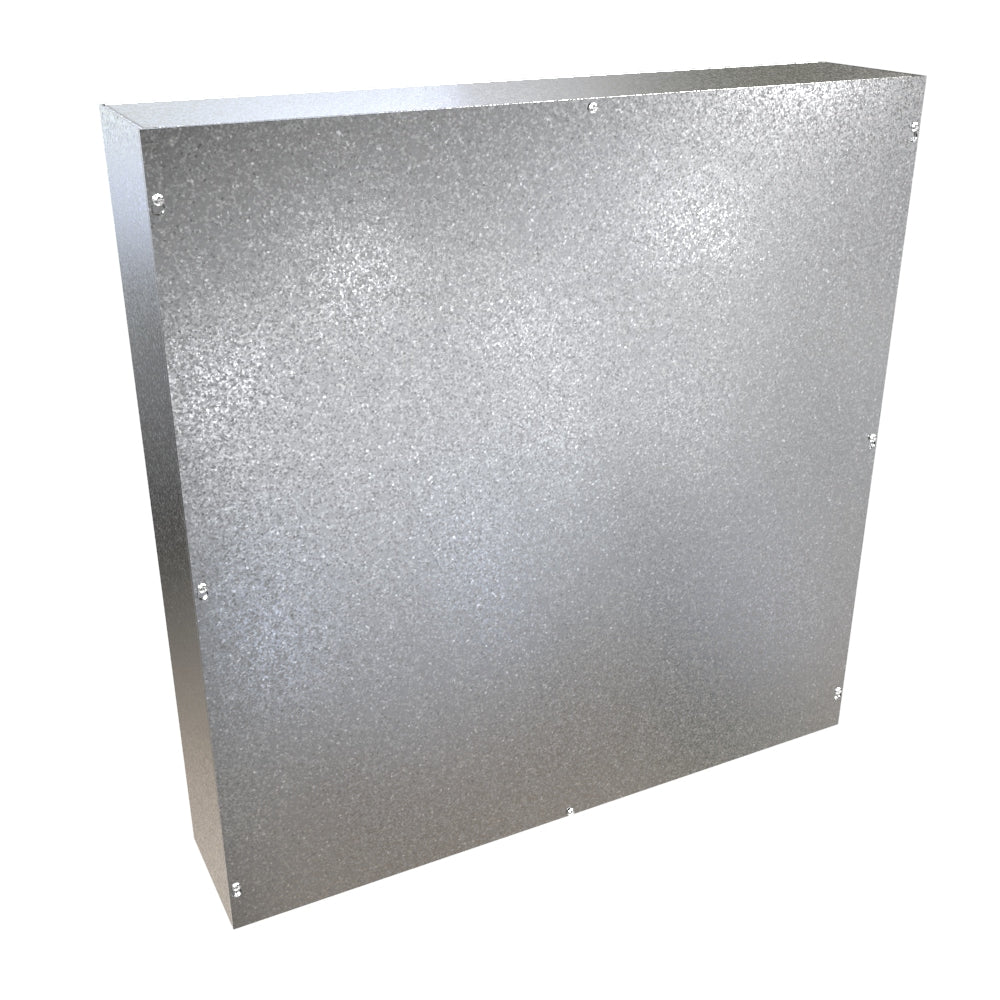 Hammond CSG30306 Galvanized Steel Junction Box N1 Screw Cover - 30" x 30" x 6"