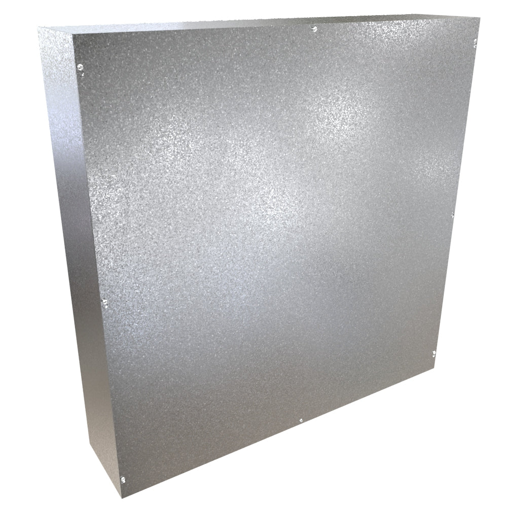 Hammond CSG36368 Galvanized Steel Junction Box N1 Screw Cover - 36" x 36" x 8"