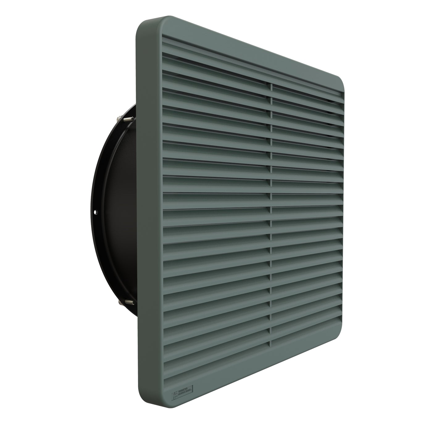 Hammond DNFF254GY230 254 mm Filter Fan Kit, 550 CFM, 230V, ANSI 61 Gray, with 24" Cord.