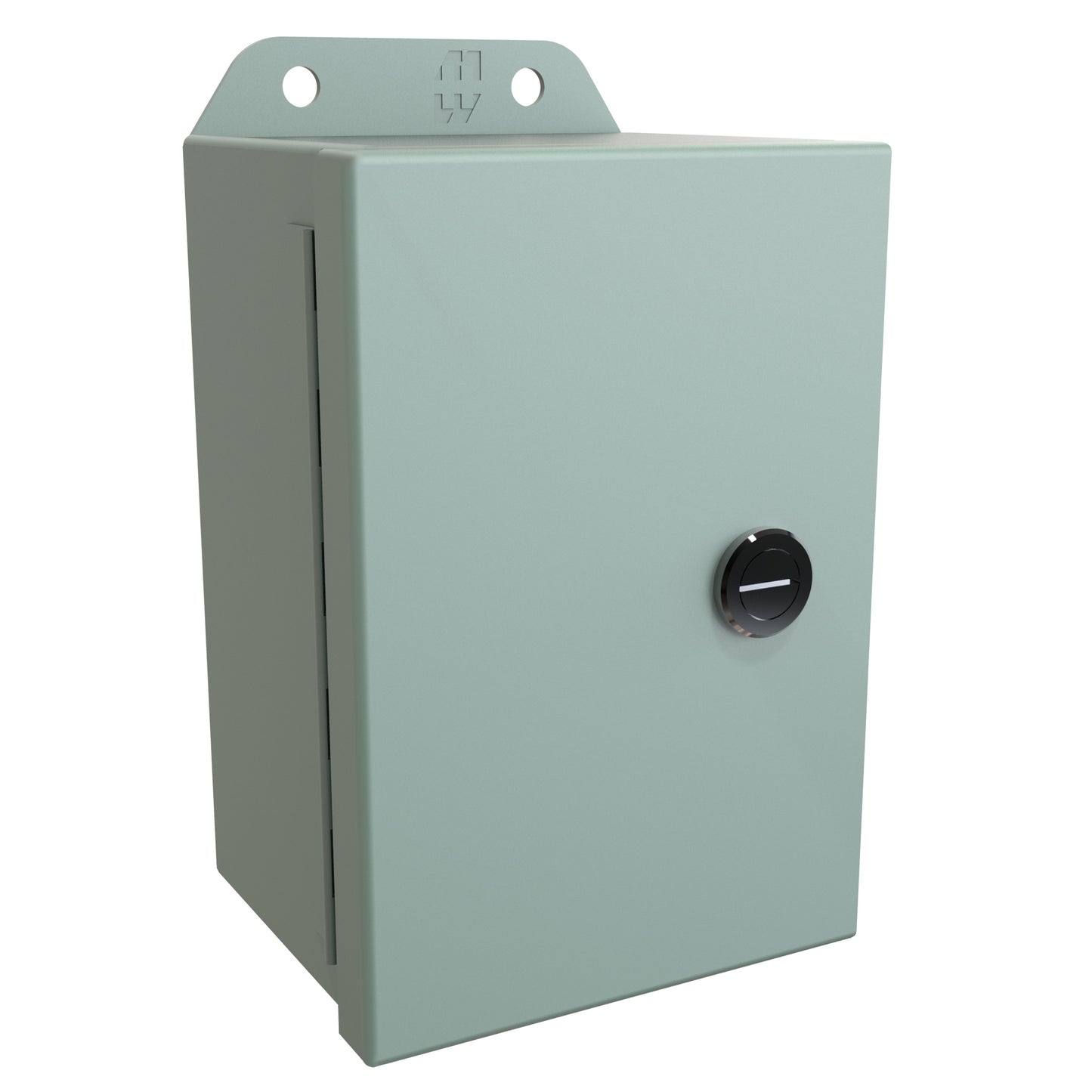 Hammond EJ643 Eclipse Junior N4,12 Junction Box with Continuous Hinge Door - 6" x 4" x 3" - Steel/Gray