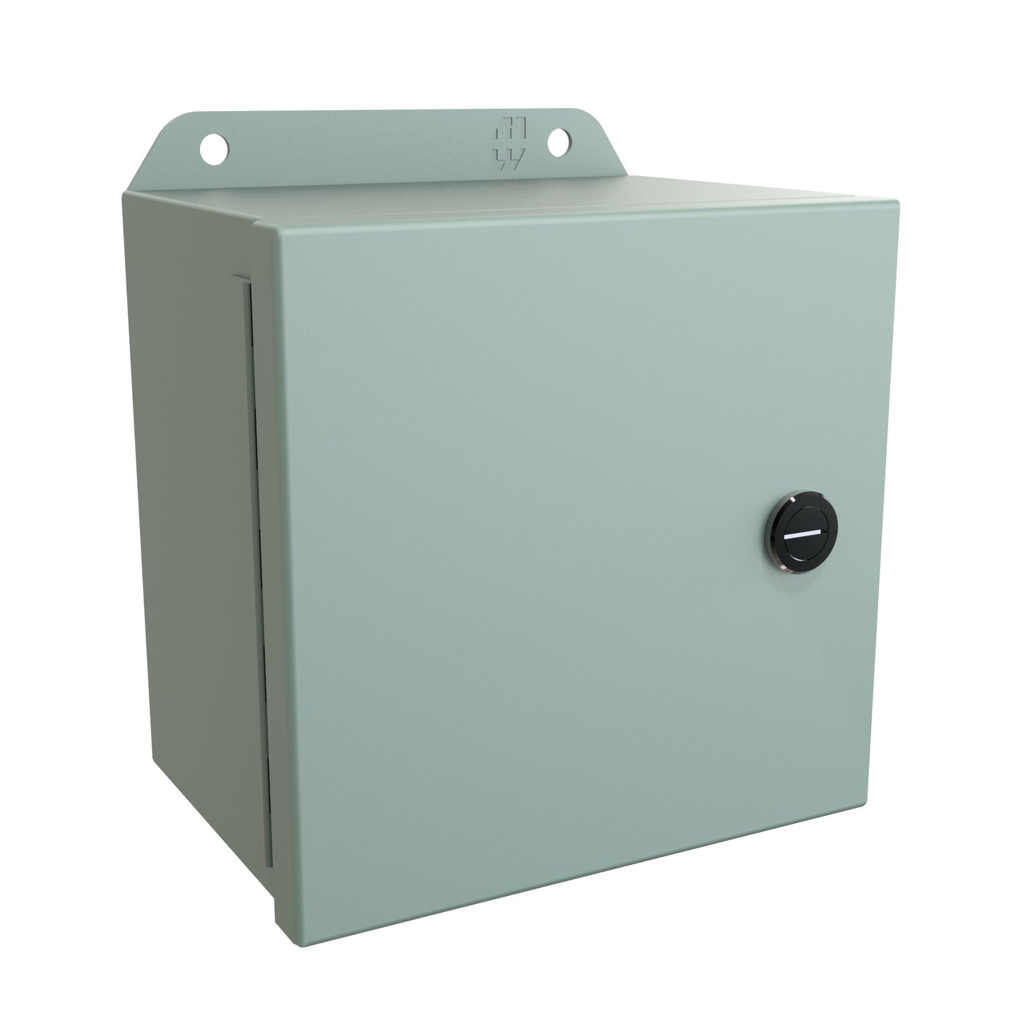 Hammond EJ664 Eclipse Junior N4,12 Junction Box with Continuous Hinge Door - 6" x 6" x 4" - Steel/Gray