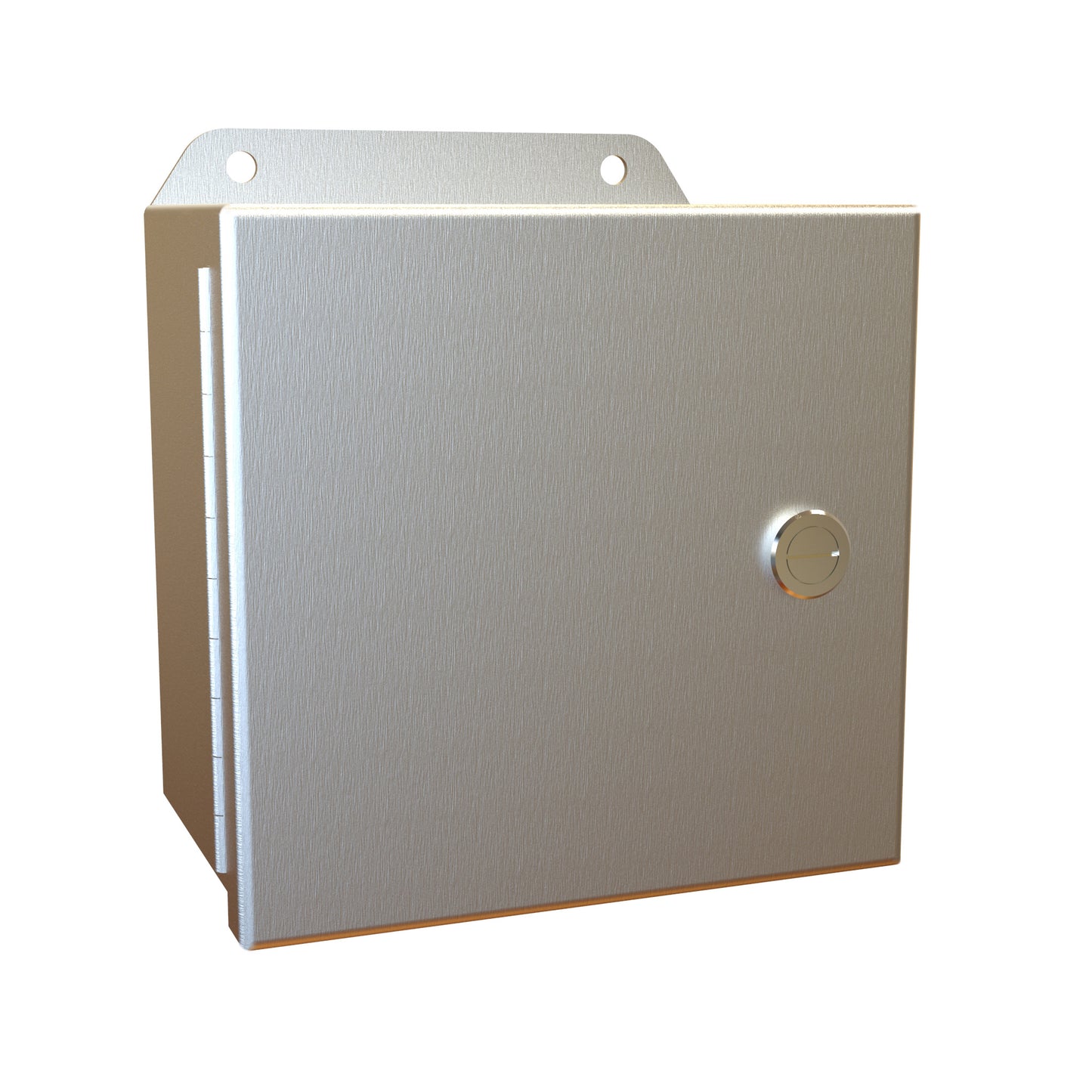 Hammond EJ664AL Eclipse Junior N4X Junction Box with Continuous Hinge Door - 6" x 6" x 4" - Aluminum