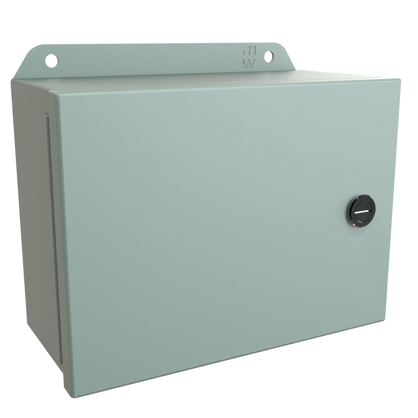 Hammond EJ683 Eclipse Junior N4,12 Junction Box with Continuous Hinge Door - 6" x 8" x 3.5" - Steel/Gray