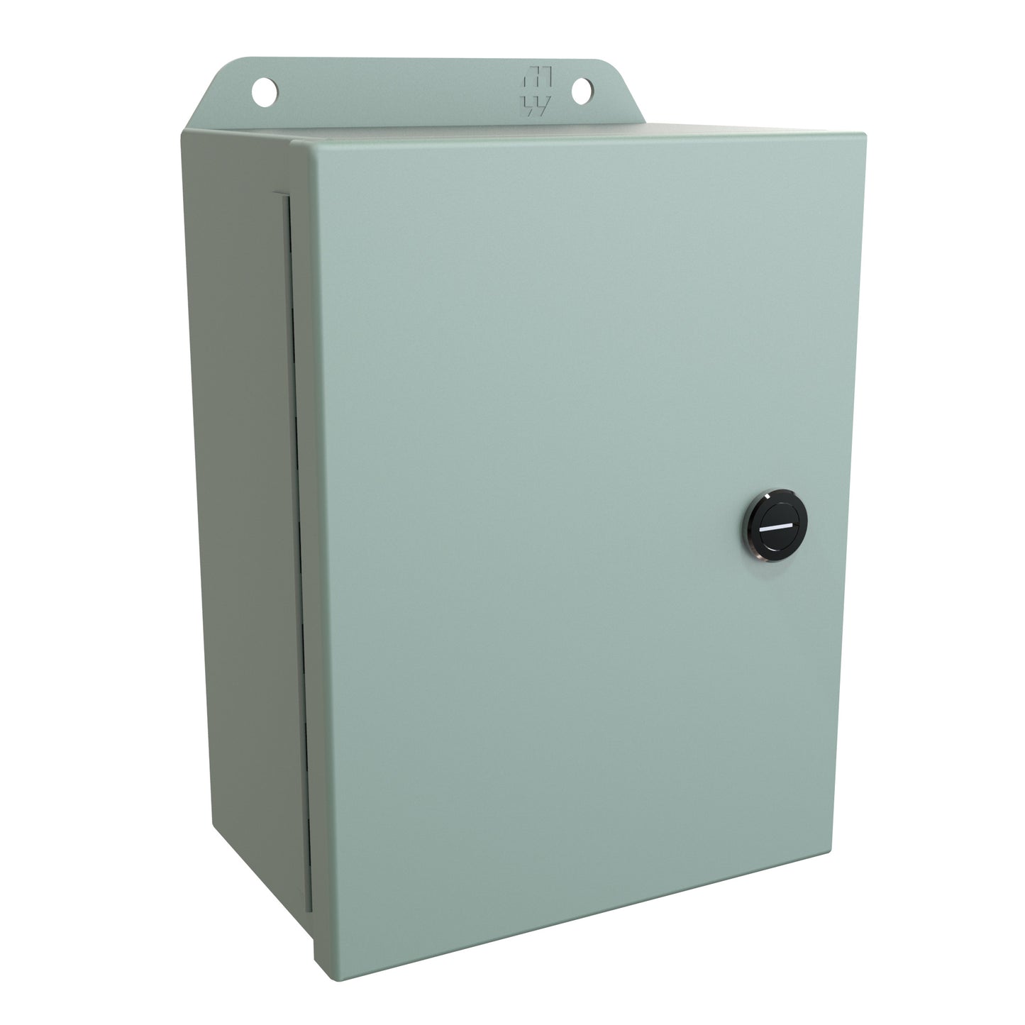 Hammond EJ863 Eclipse Junior N4,12 Junction Box with Continuous Hinge Door - 8" x 6" x 3.5" - Steel/Gray
