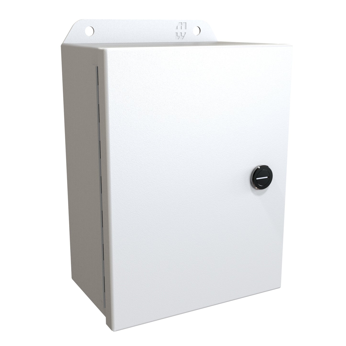 Hammond EJ863LG Eclipse Junior N4,12 Junction Box with Continuous Hinge Door - 8" x 6" x 3.5" - Steel/Light Gray