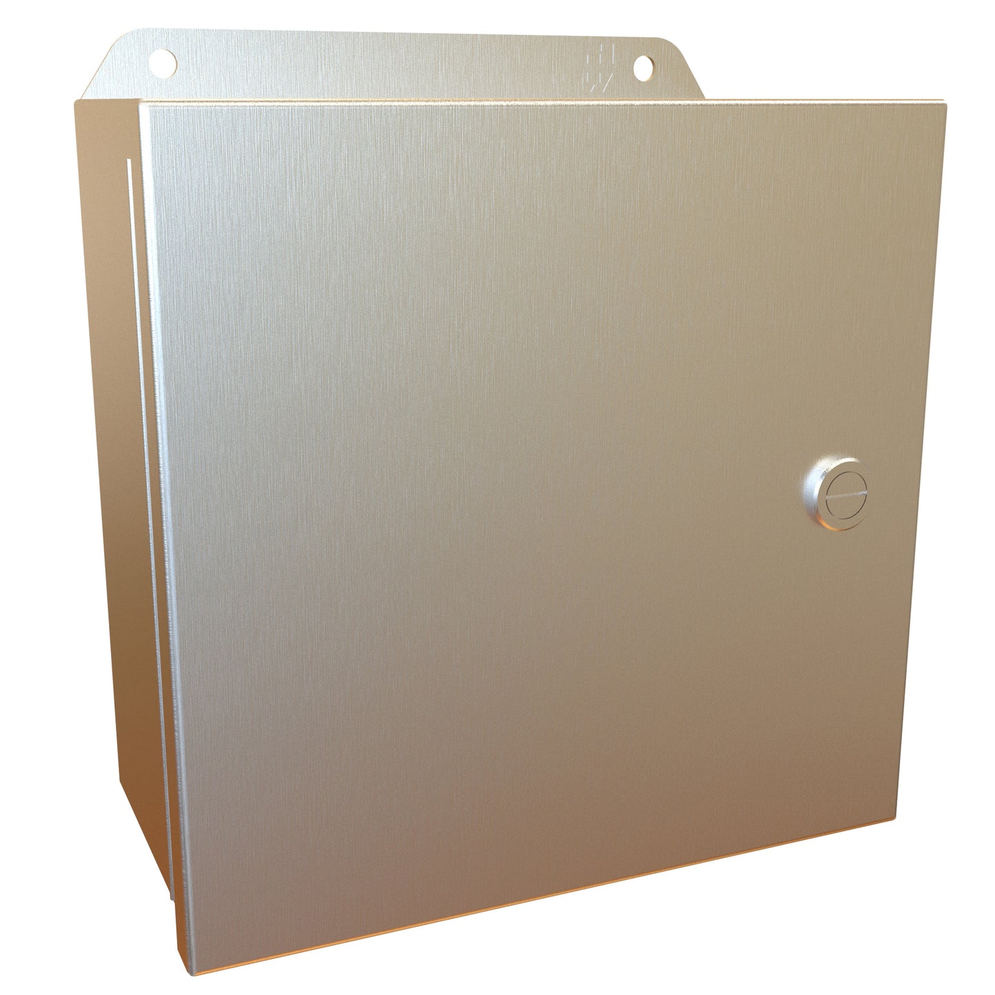 Hammond EJ884S16 Eclipse Junior N4X Junction Box with Continuous Hinge Door - 8" x 8" x 4" - 316 Stainless Steel