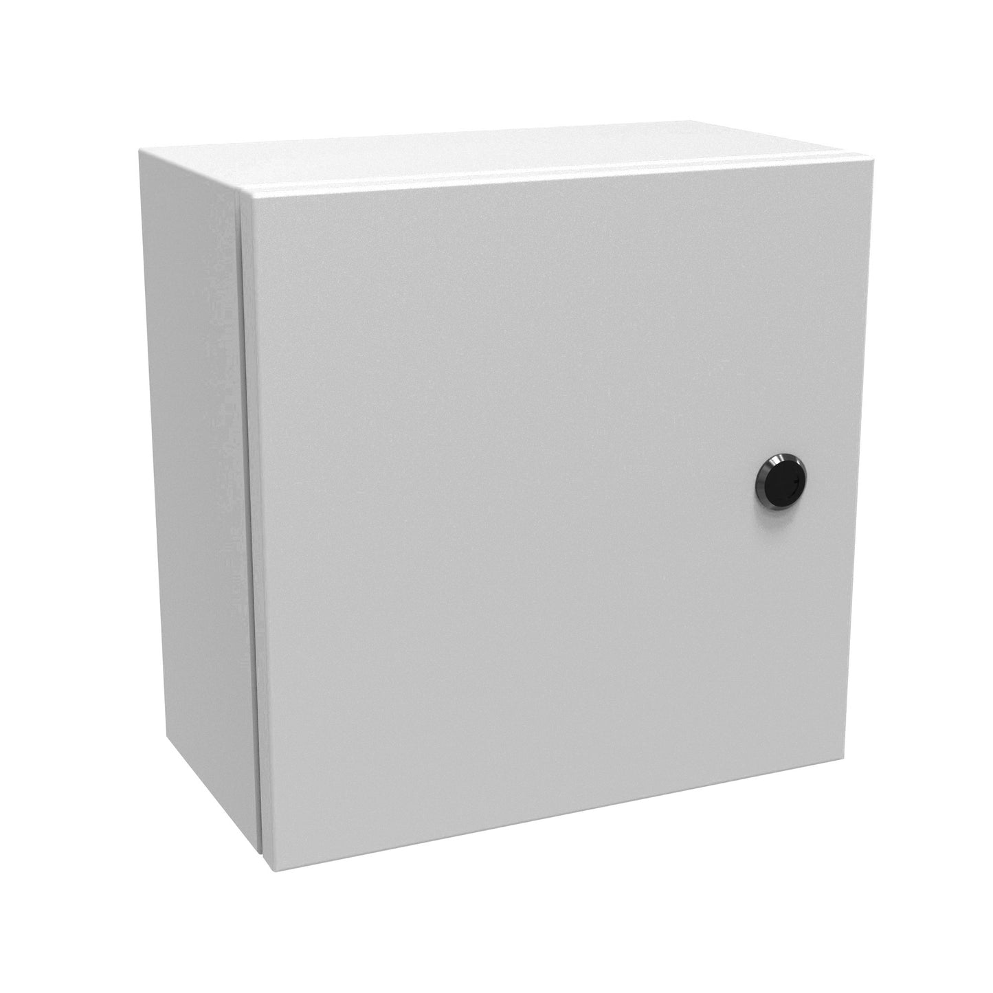 Hammond EN4SD12126LG N4,12 Eclipse Wallmount Enclosure, Hinge Door with Quarter Turn, 12" x 12" x 6", Steel/Light Gray
