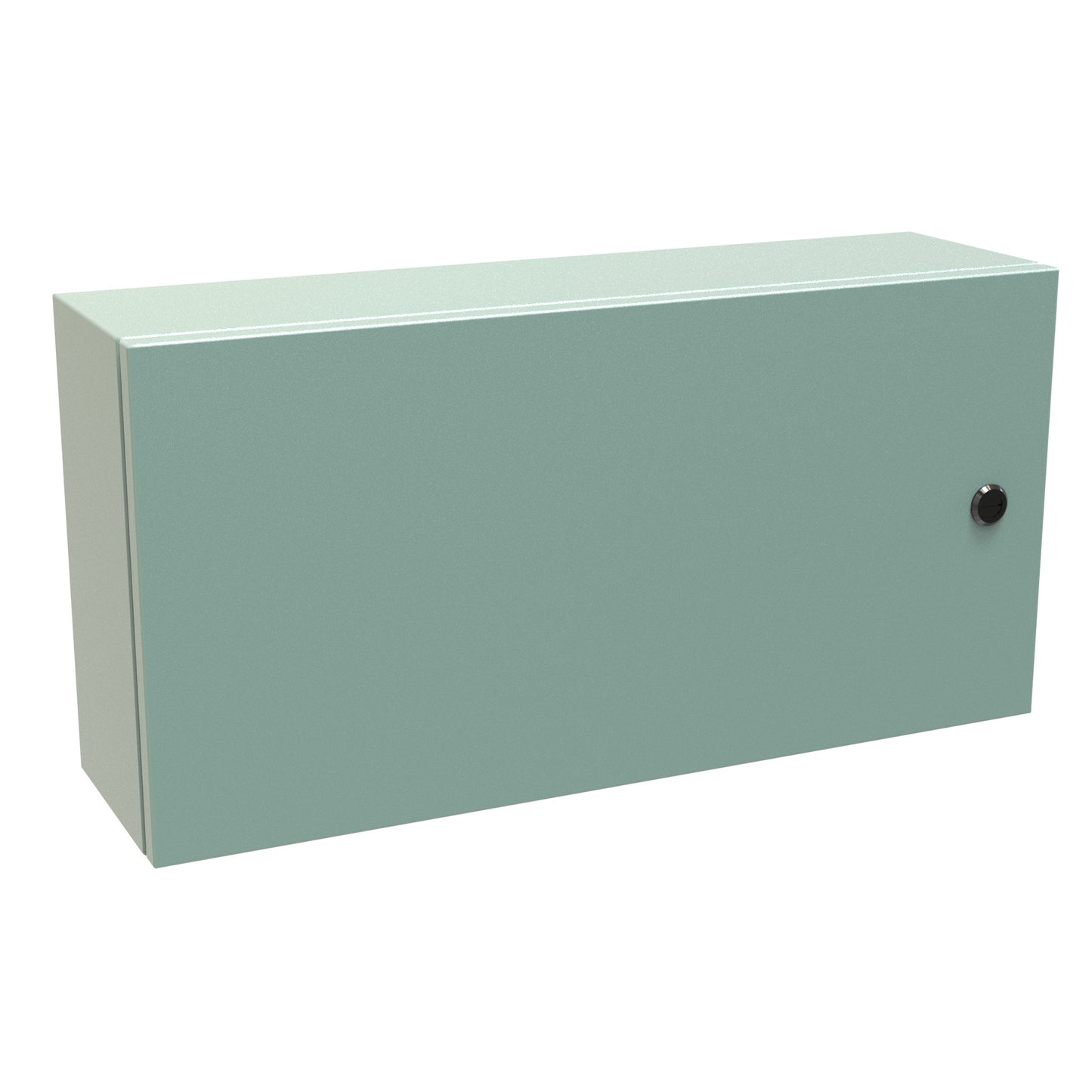 Hammond EN4SD12246GY N4,12 Eclipse Wallmount Enclosure, Hinge Door with Quarter Turn, 12" x 24" x 6", Steel/Gray