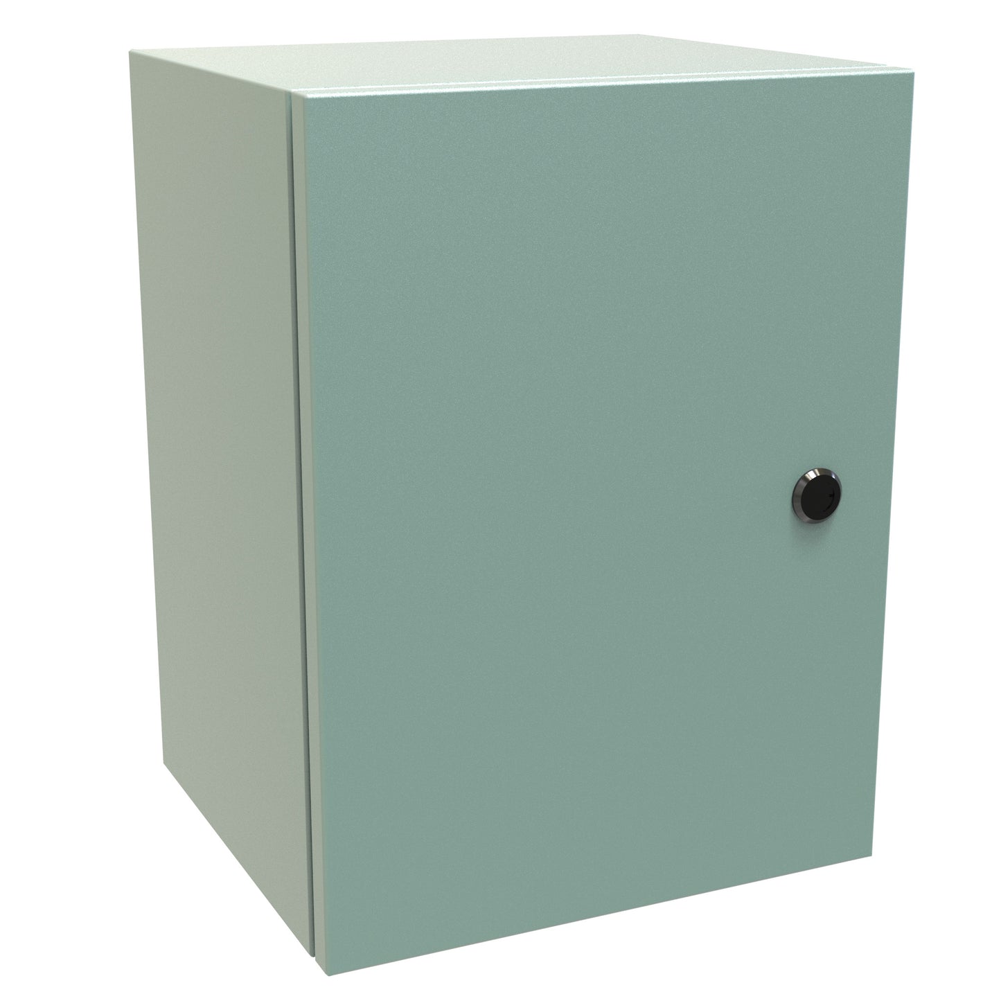 Hammond EN4SD161210GY N4,12 Eclipse Wallmount Enclosure, Hinge Door with Quarter Turn, 16" x 12" x 10", Steel/Gray
