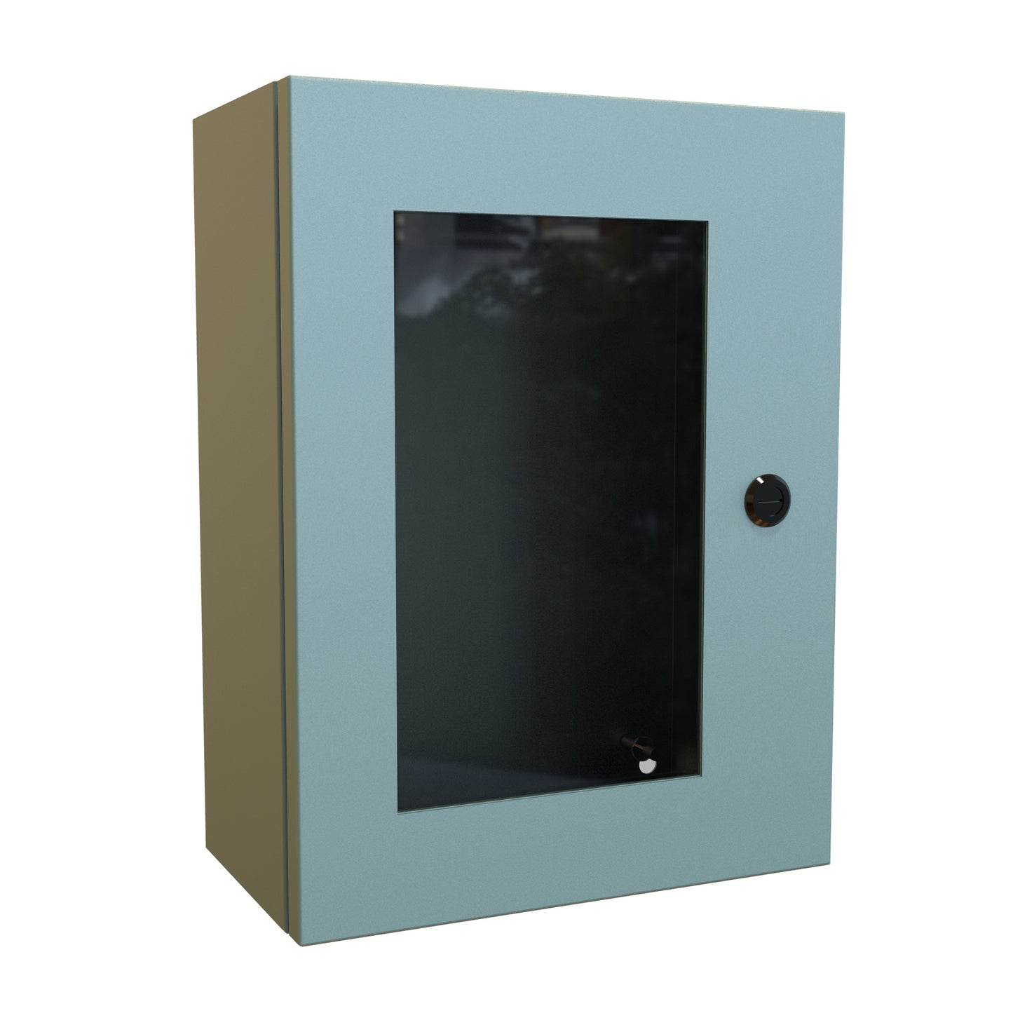 Hammond EN4SD16126WGY N4,12 Eclipse Wallmount Enclosure, Hinged Window Door with Quarter Turn, 16" x 12" x 6", Steel/Gray