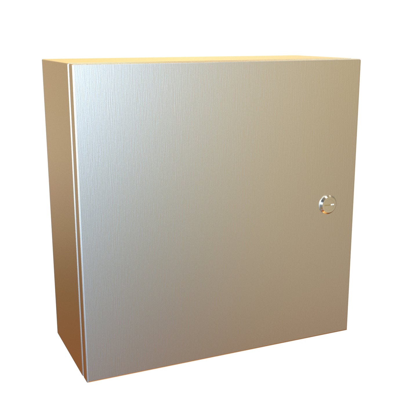 Hammond EN4SD16166SS N4X Eclipse Wallmount Enclosure, Hinge Door with Quarter Turn, 16" x 16" x 6", 304 Stainless Steel