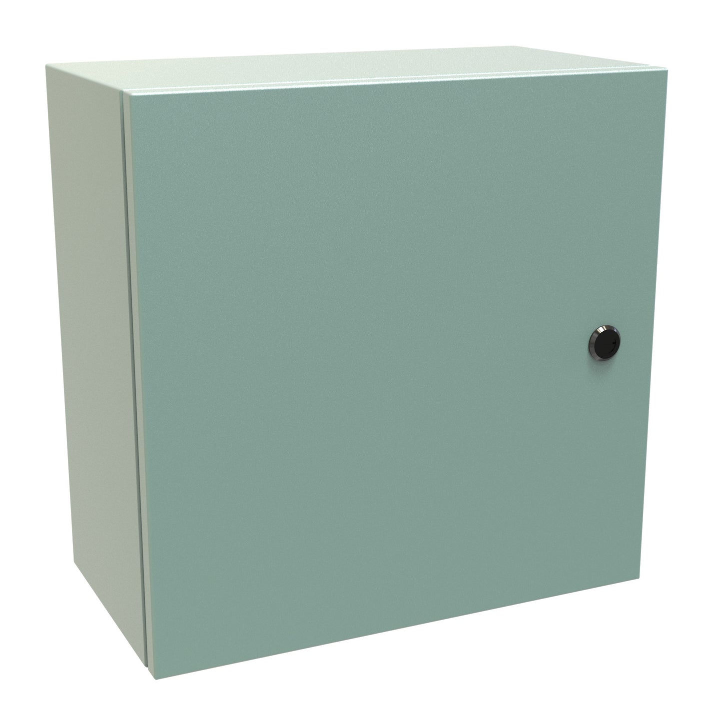 Hammond EN4SD16168GY N4,12 Eclipse Wallmount Enclosure, Hinge Door with Quarter Turn, 16" x 16" x 8", Steel/Gray