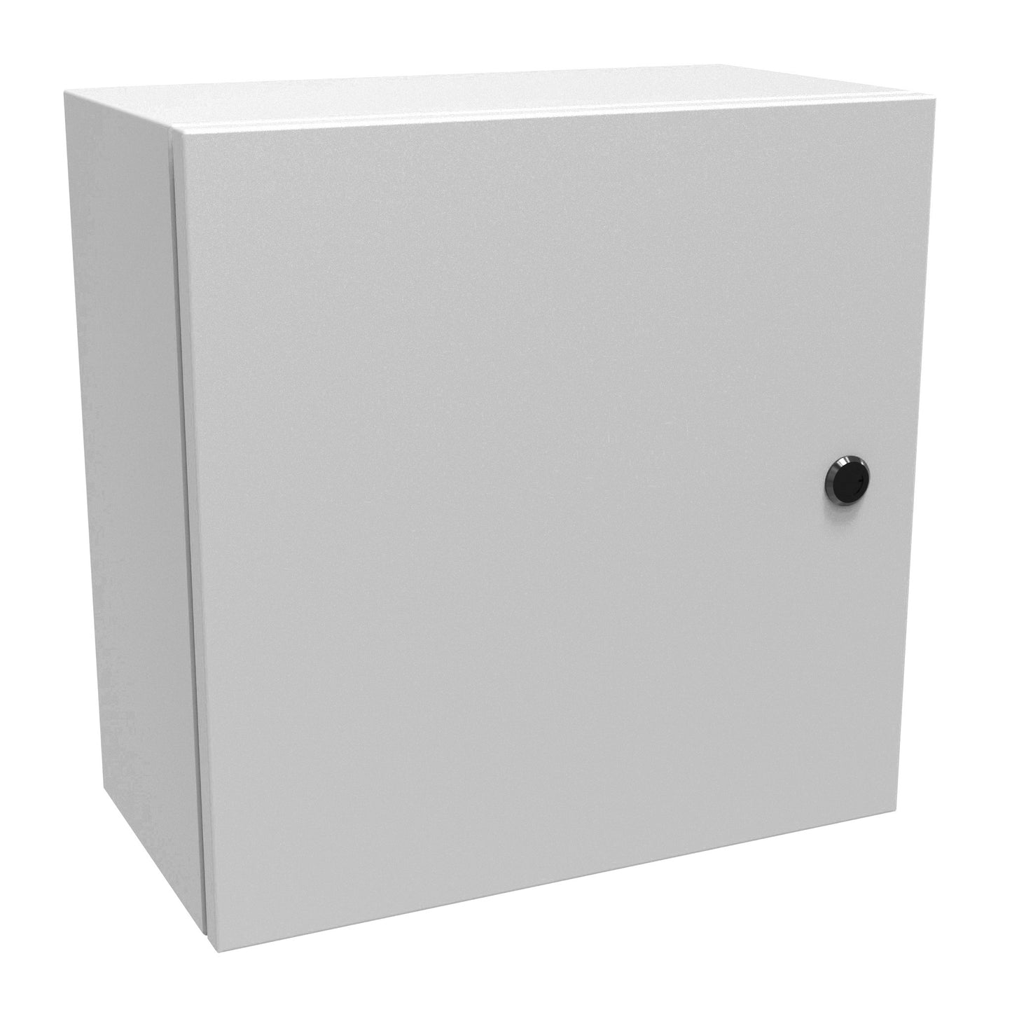 Hammond EN4SD16168LG N4,12 Eclipse Wallmount Enclosure, Hinge Door with Quarter Turn, 16" x 16" x 8", Steel/Light Gray