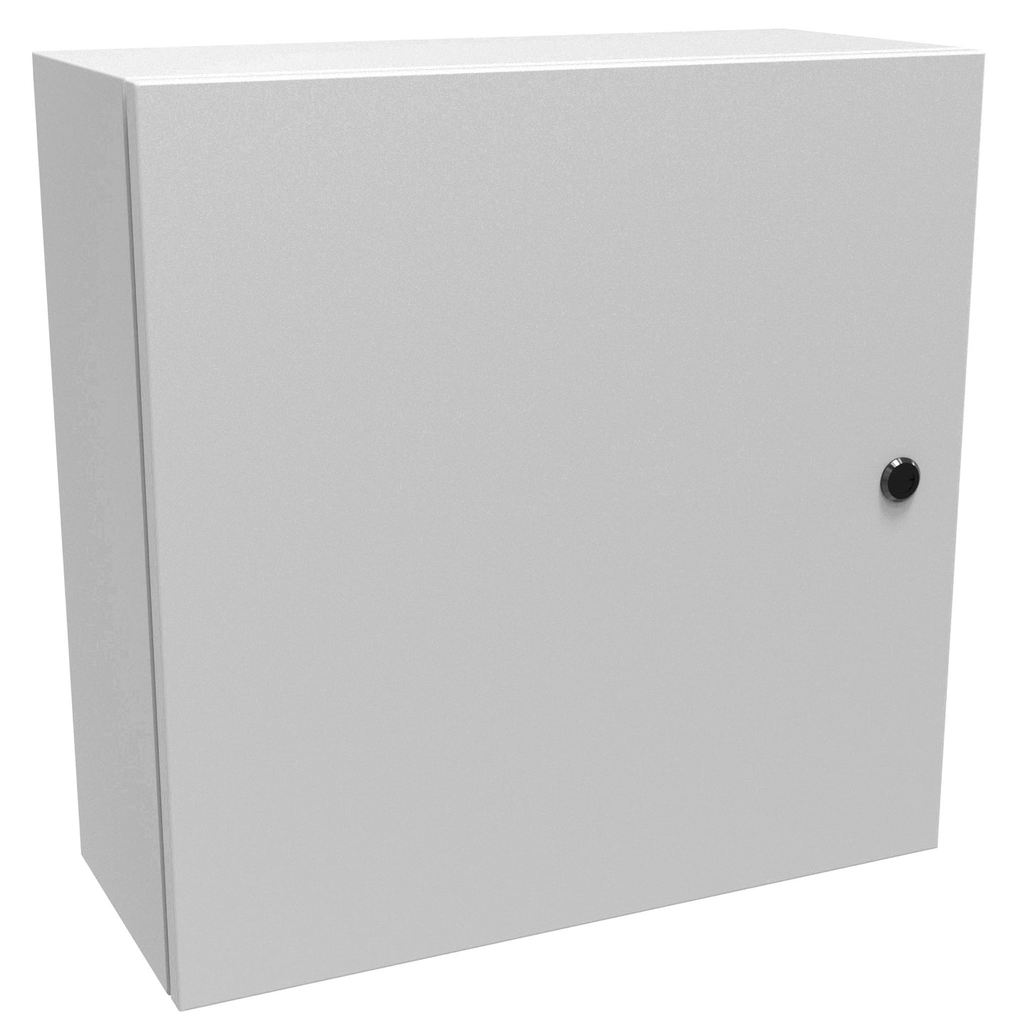 Hammond EN4SD20208LG N4,12 Eclipse Wallmount Enclosure, Hinge Door with Quarter Turn, 20" x 20" x 8", Steel/Light Gray