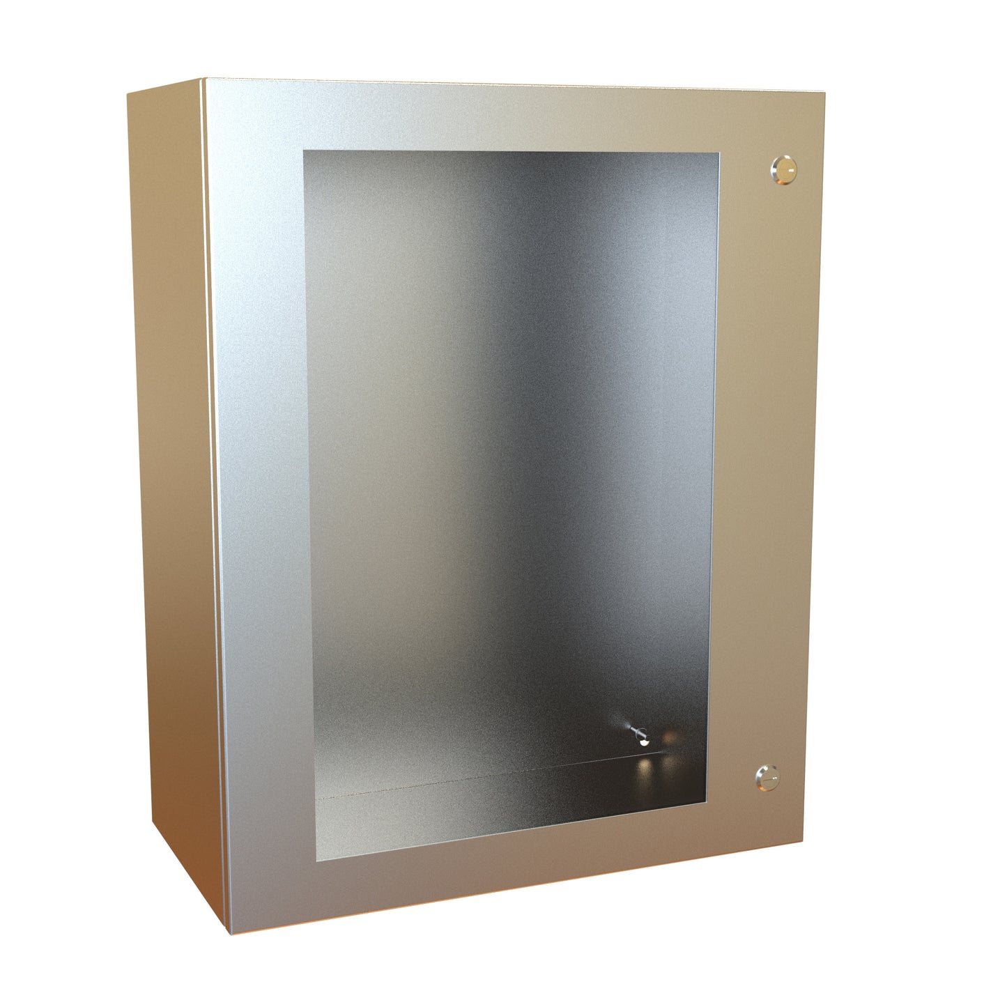 Hammond EN4SD302412WSS N4X Eclipse Wallmount Enclosure, Hinged Window Door with Quarter Turn, 30" x 24" x 12", 304 Stainless Steel