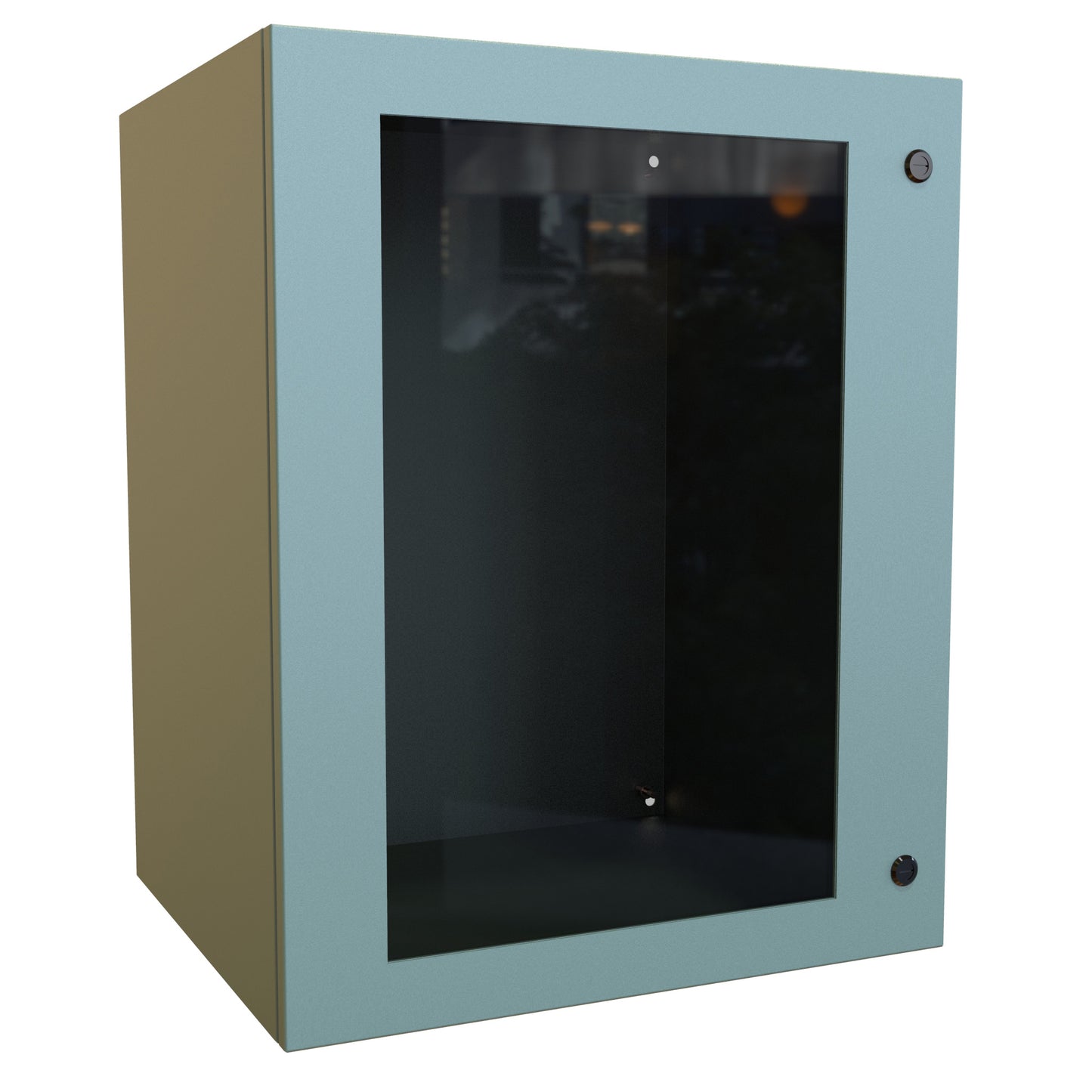 Hammond EN4SD302420WGY N4,12 Eclipse Wallmount Enclosure, Hinged Window Door with Quarter Turn, 30" x 24" x 20", Steel/Gray