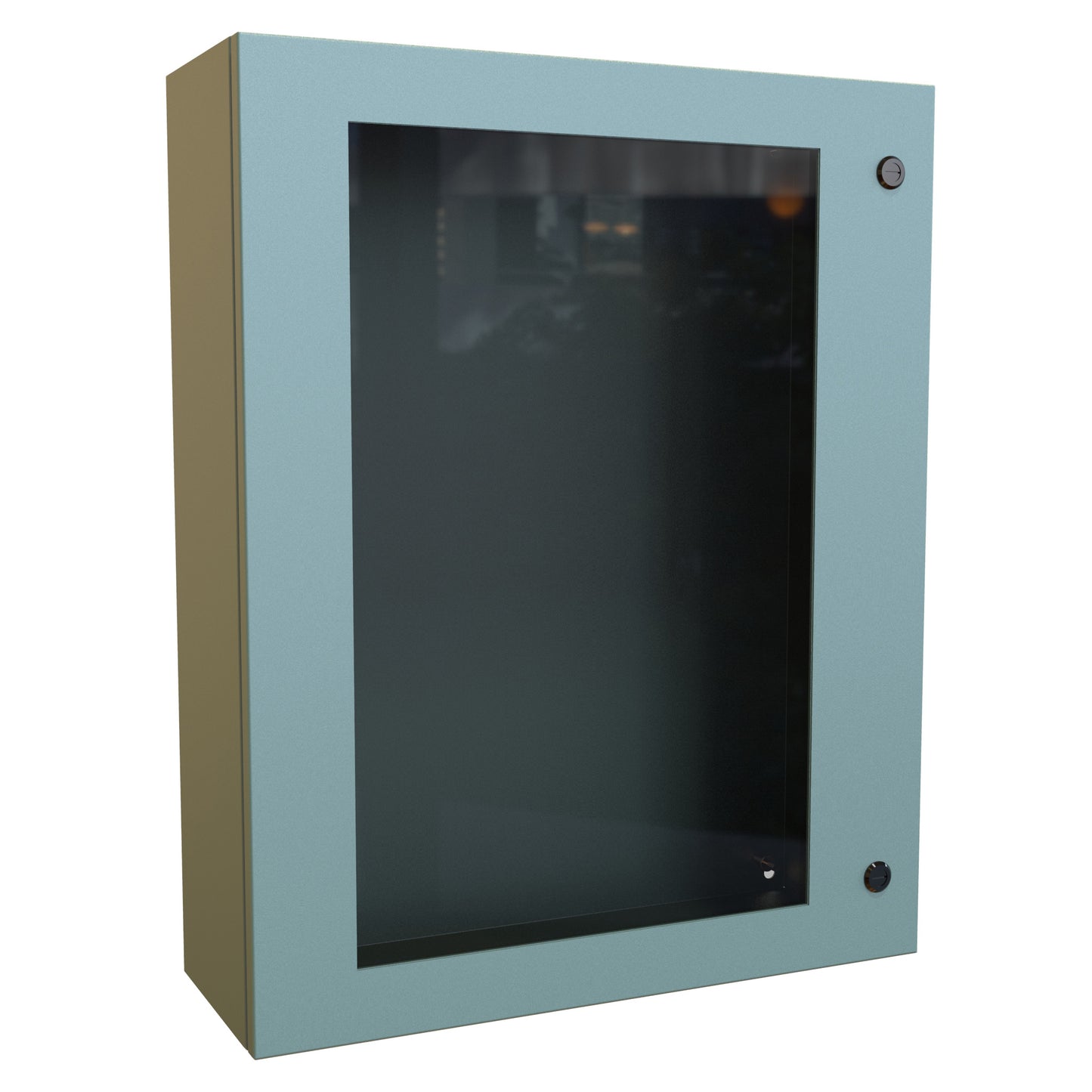 Hammond EN4SD30248WGY N4,12 Eclipse Wallmount Enclosure, Hinged Window Door with Quarter Turn, 30" x 24" x 8", Steel/Gray