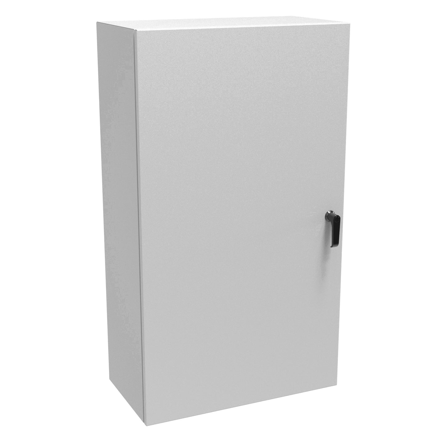 Hammond EN4SD422412LG N4,12 Eclipse Wallmount Enclosure, Hinge Door, Handle with 3 Point Latching, 42" x 24" x 12", Steel/Light Gray