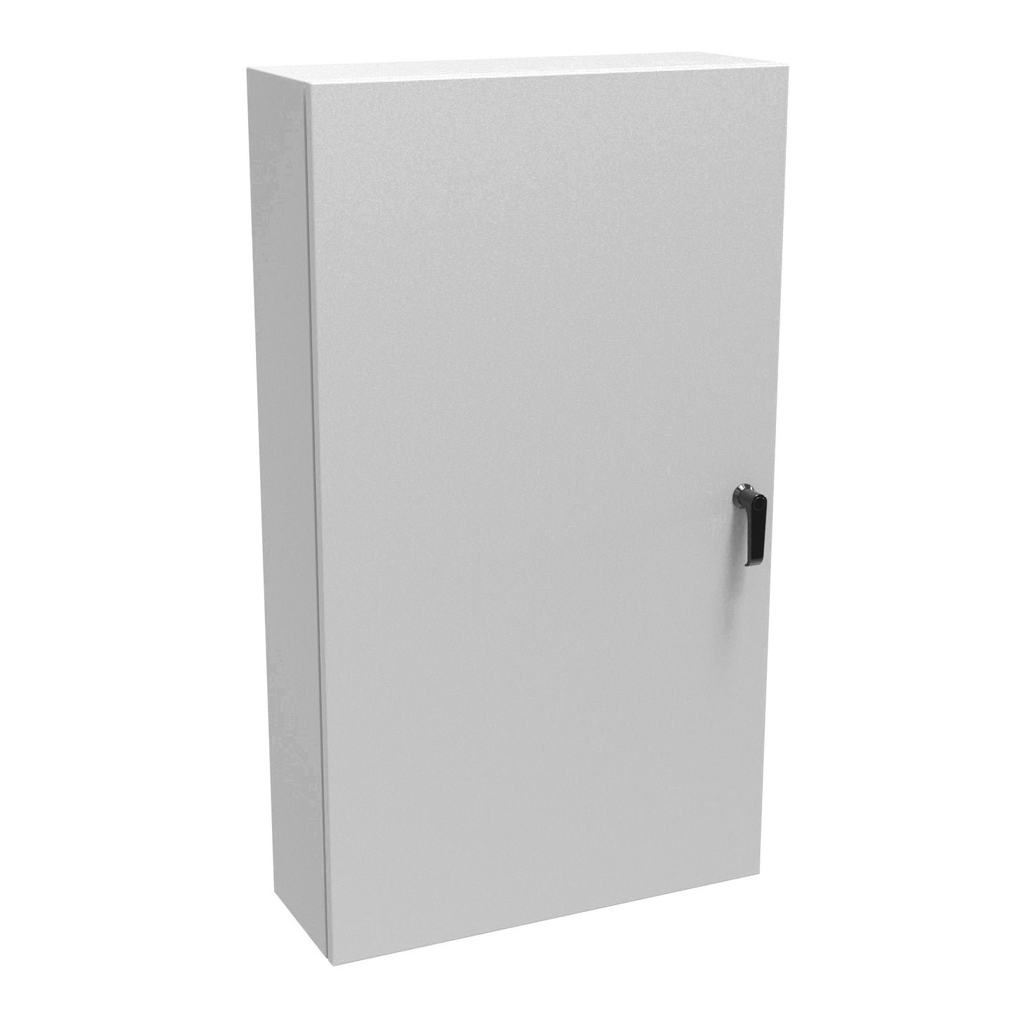 Hammond EN4SD42248LG N4,12 Eclipse Wallmount Enclosure, Hinge Door, Handle with 3 Point Latching, 42" x 24" x 8", Steel/Light Gray