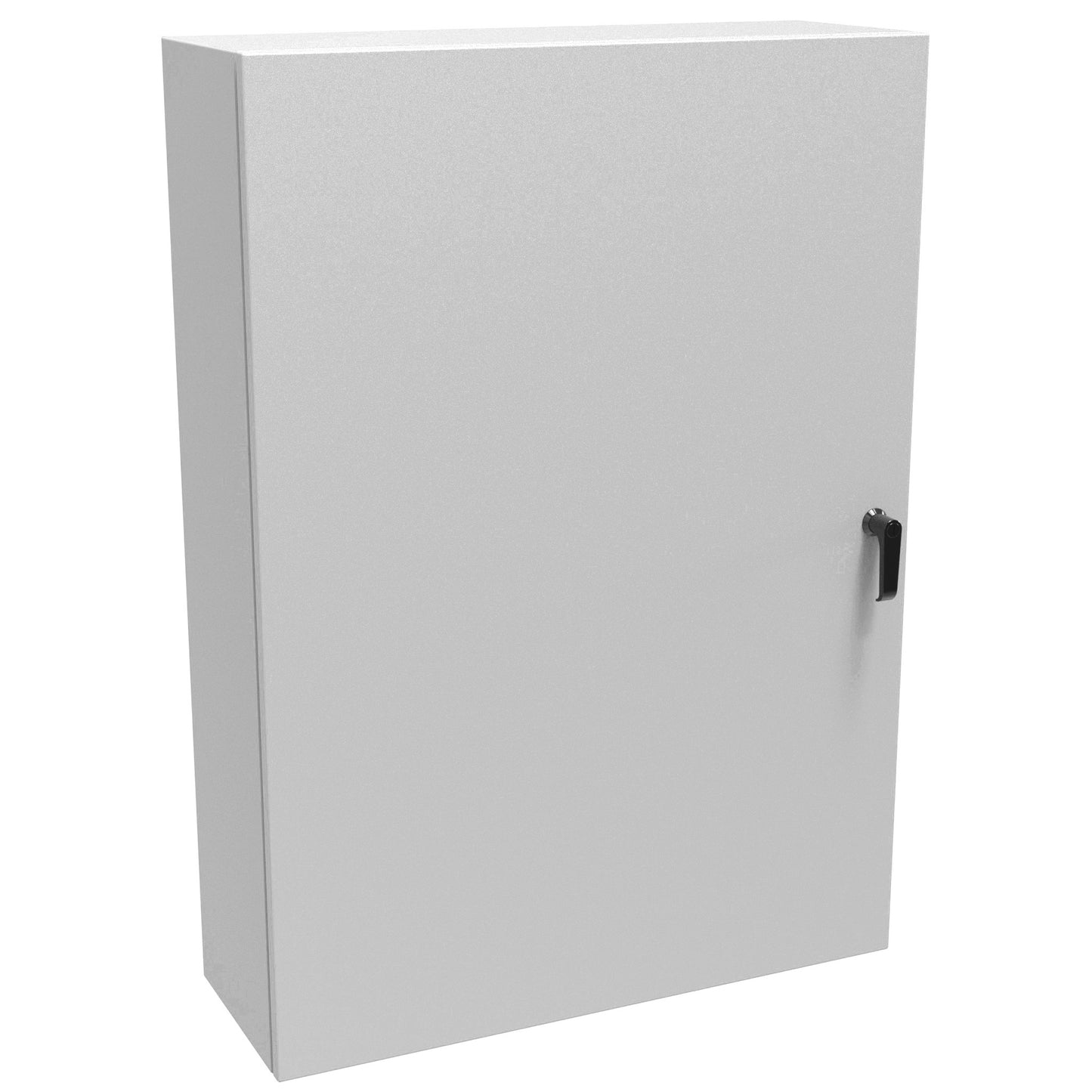 Hammond EN4SD423010LG N4,12 Eclipse Wallmount Enclosure, Hinge Door, Handle with 3 Point Latching, 42" x 30" x 10", Steel/Light Gray