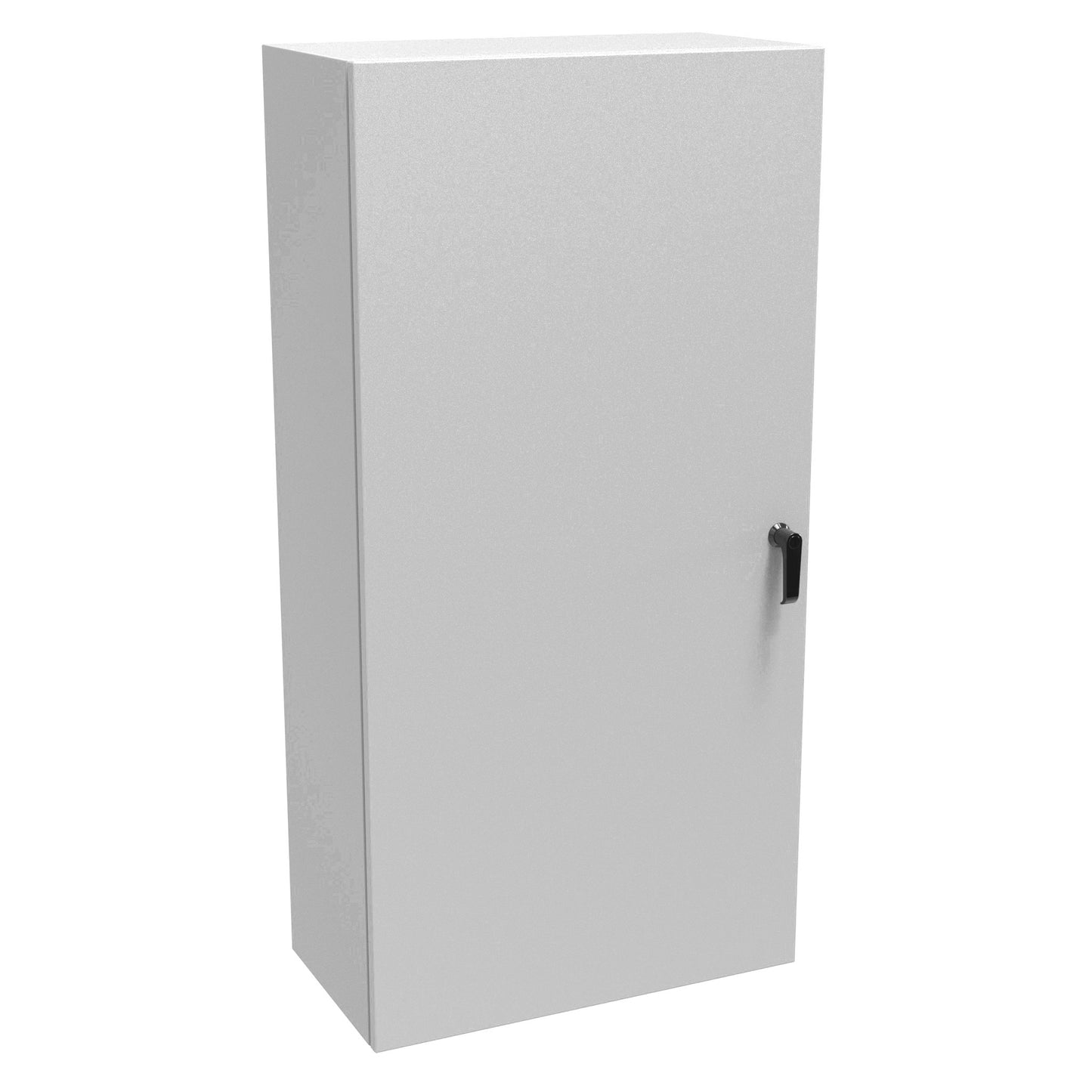Hammond EN4SD482412LG N4,12 Eclipse Wallmount Enclosure, Hinge Door, Handle with 3 Point Latching, 48" x 24" x 12", Steel/Light Gray