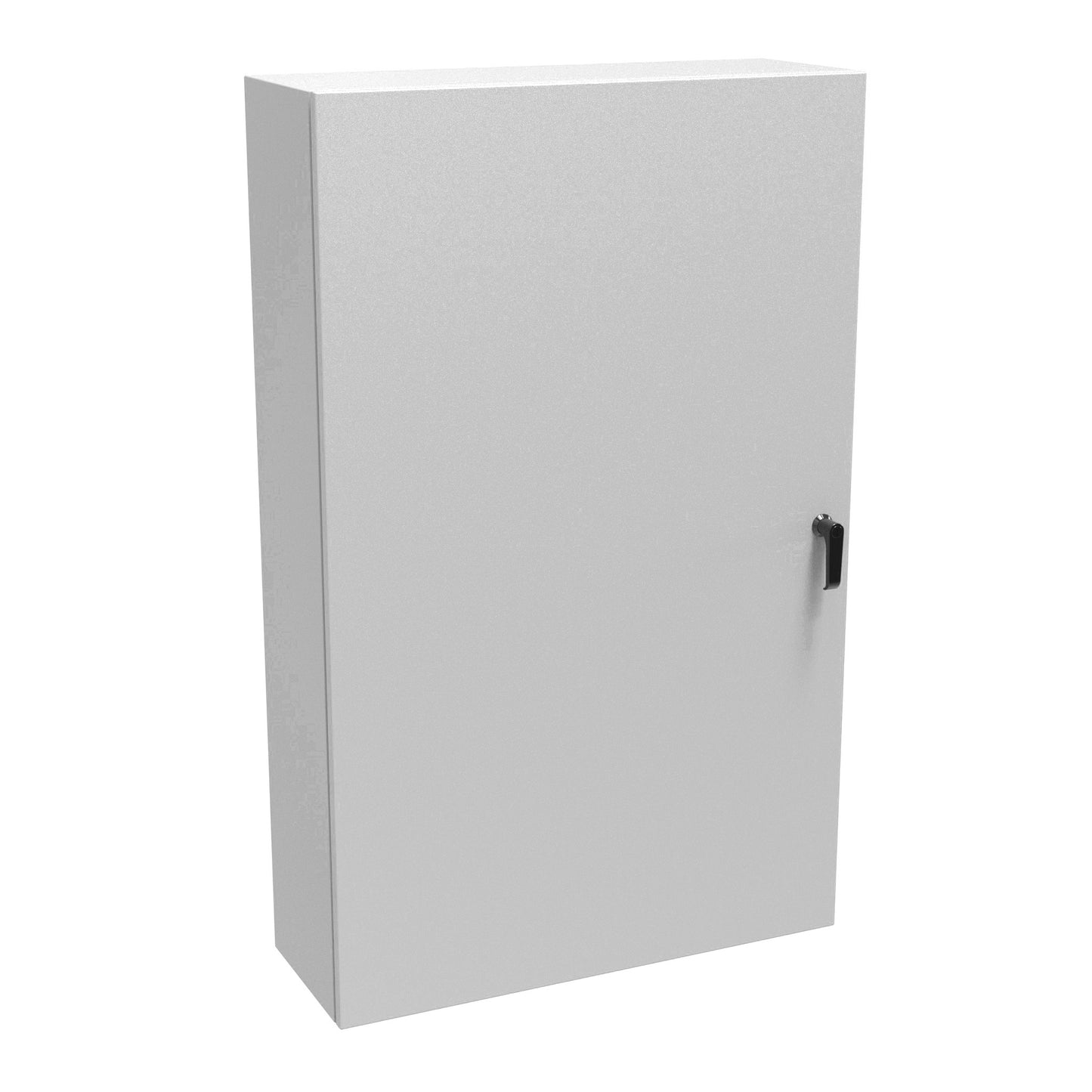 Hammond EN4SD483010LG N4,12 Eclipse Wallmount Enclosure, Hinge Door, Handle with 3 Point Latching, 48" x 30" x 10", Steel/Light Gray