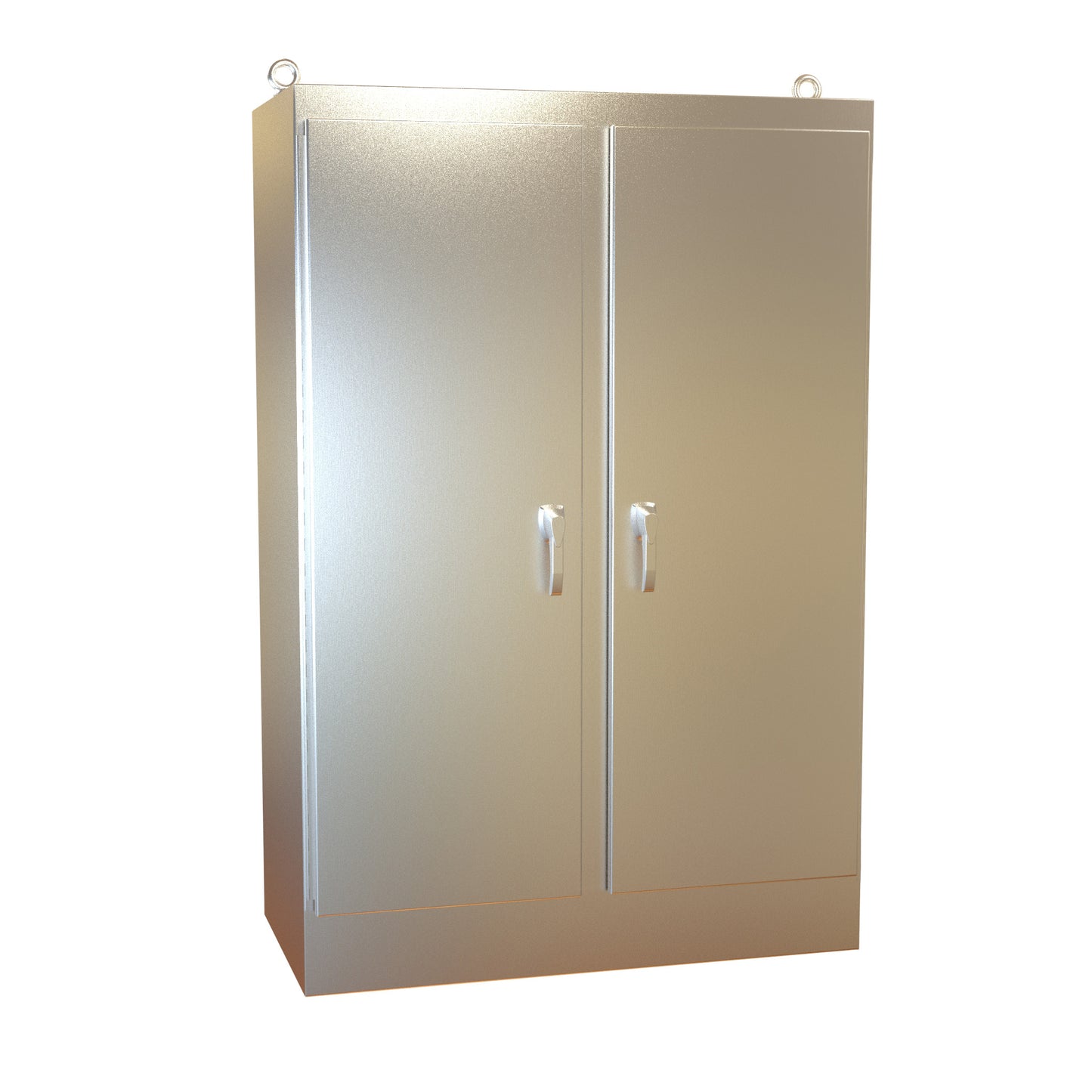 Hammond HN4FS724824SS N4X 2 Door Freestanding Enclosure - 72" x 48" x 24" - 304 Stainless Steel