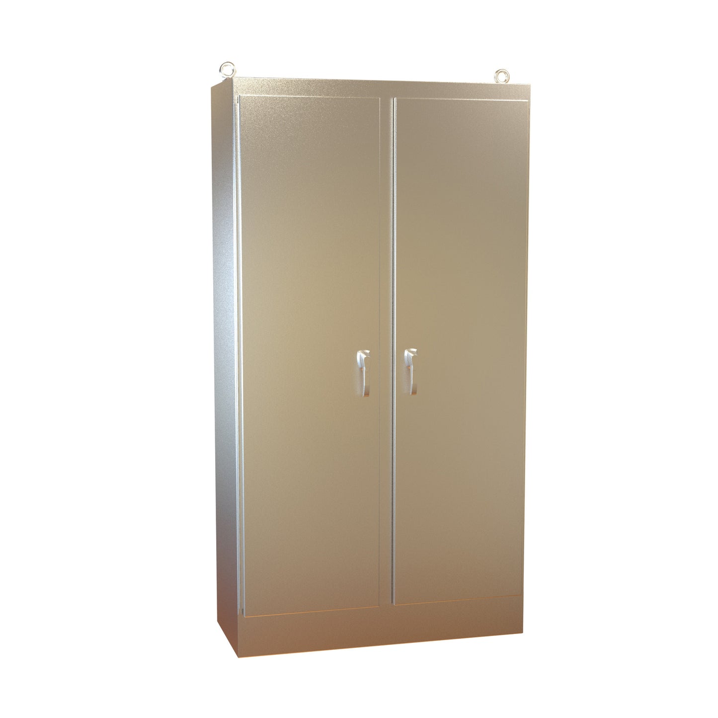 Hammond HN4FS904820SS N4X 2 Door Freestanding Enclosure - 90" x 48" x 20" - 304 Stainless Steel