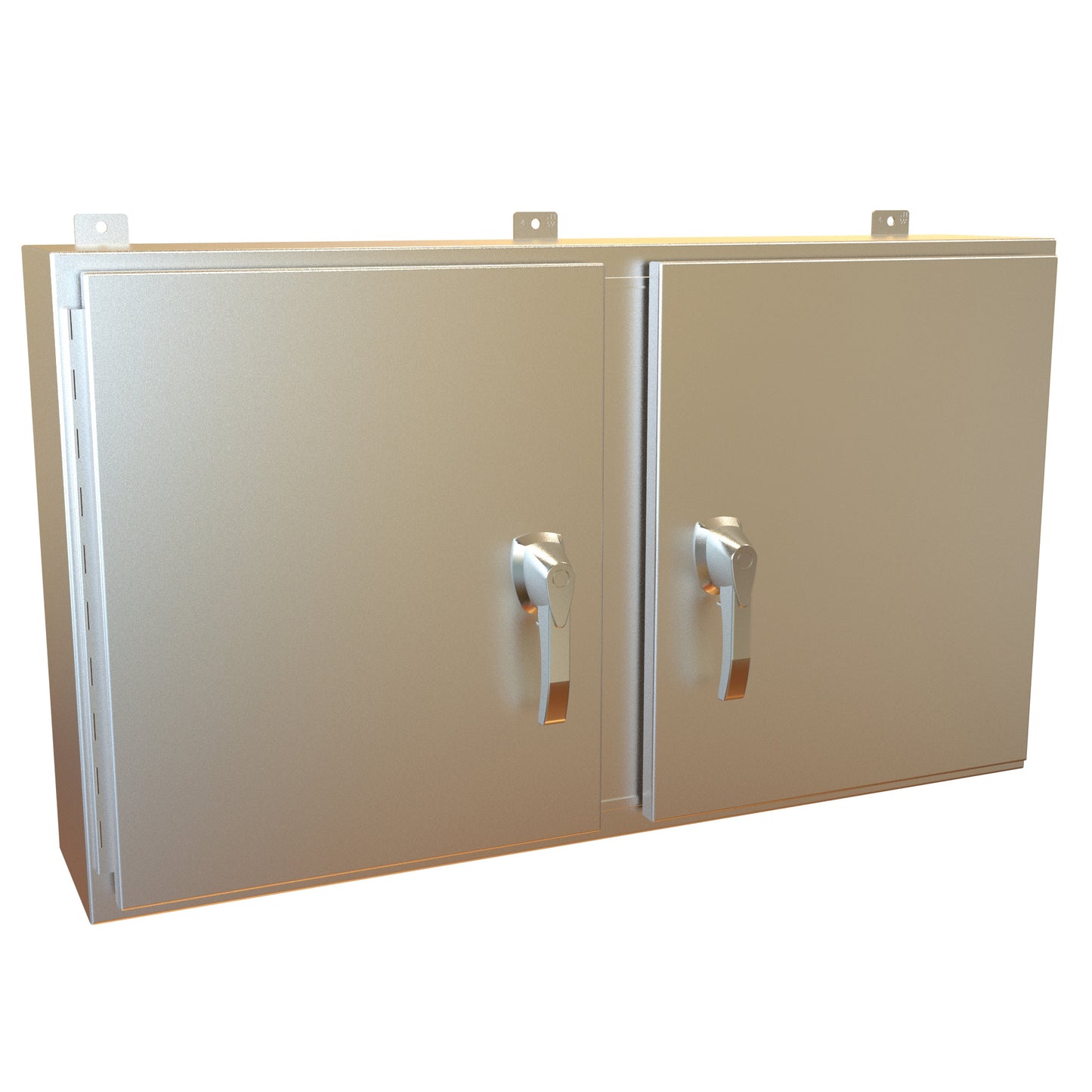 Hammond HN4WM24428SS N4X 2 Door Wallmount Enclosure w/Panel - 24" x 42" x 8" - 304 Stainless Steel