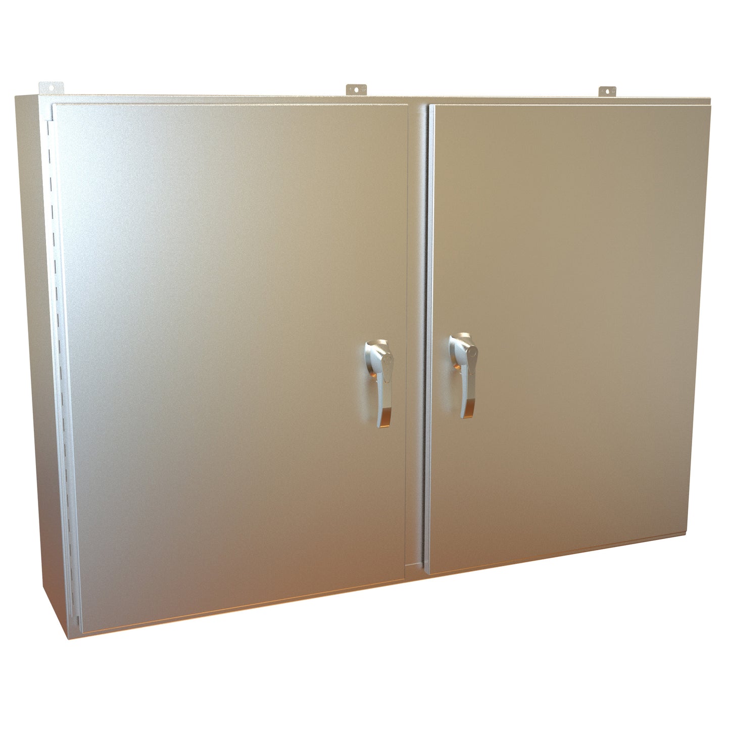 Hammond HN4WM426012S16 N4X 2 Door Wallmount Enclosure w/Panel - 42" x 60" x 12" - 316 Stainless Steel