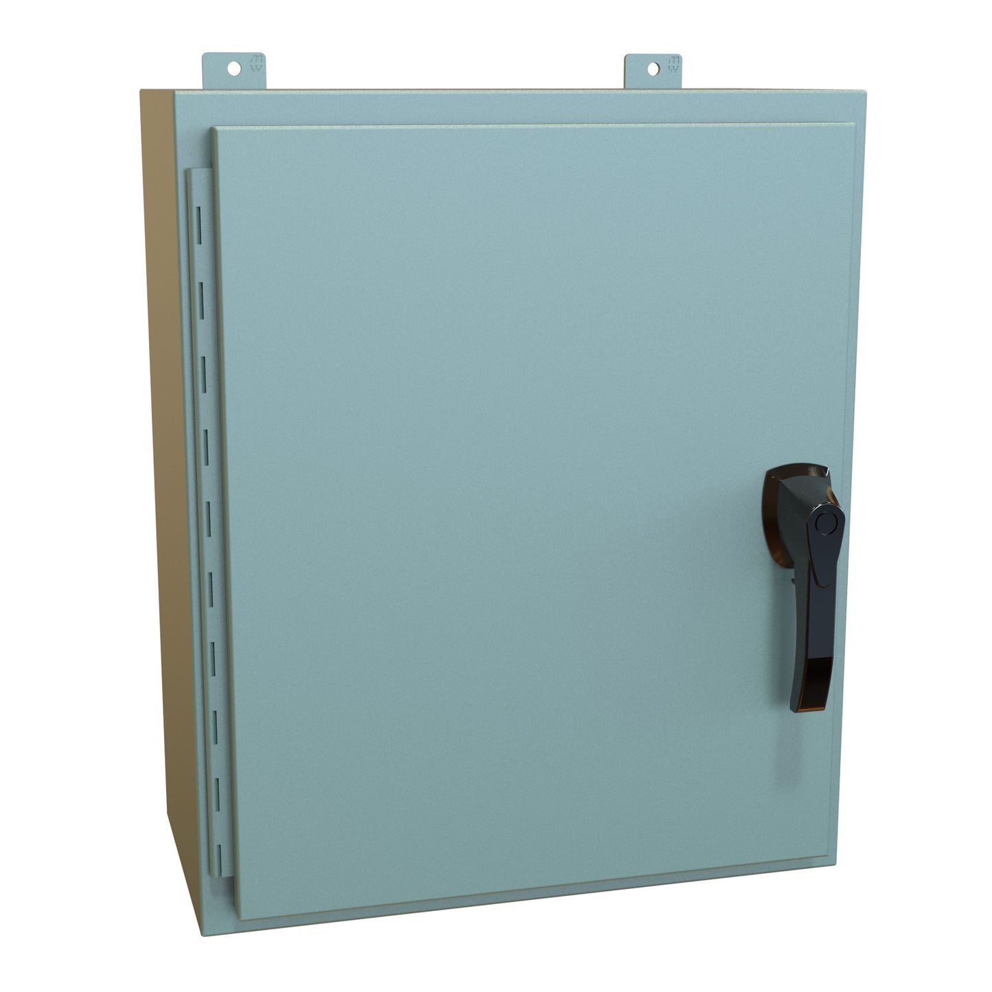 Hammond HW242010GYHK N4, 12 Wallmount Enclosure, Hinged w/Handle - 24" x 20" x 10" - Steel/Gray