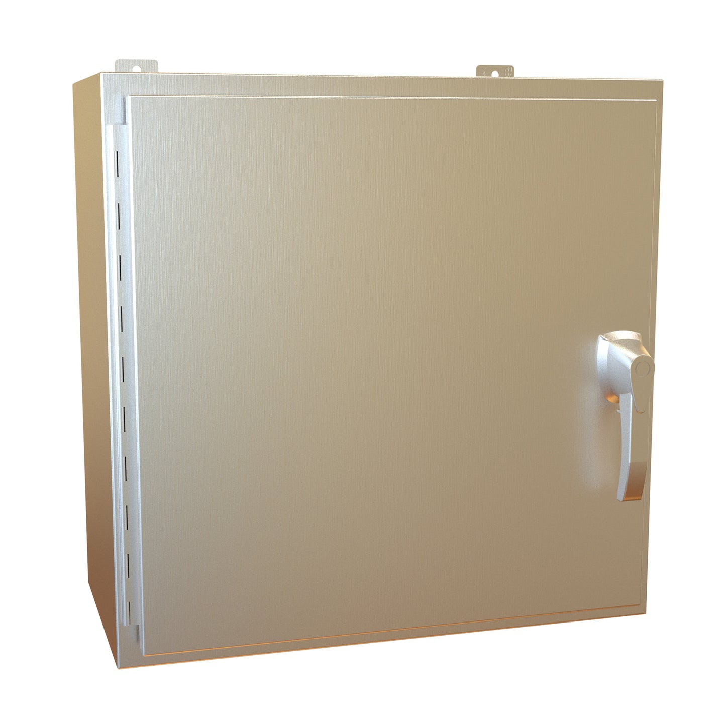 Hammond HW242412S16HK N4X Wallmount Enclosure, Hinged w/Handle - 24" x 24" x 12" - 316 Stainless Steel