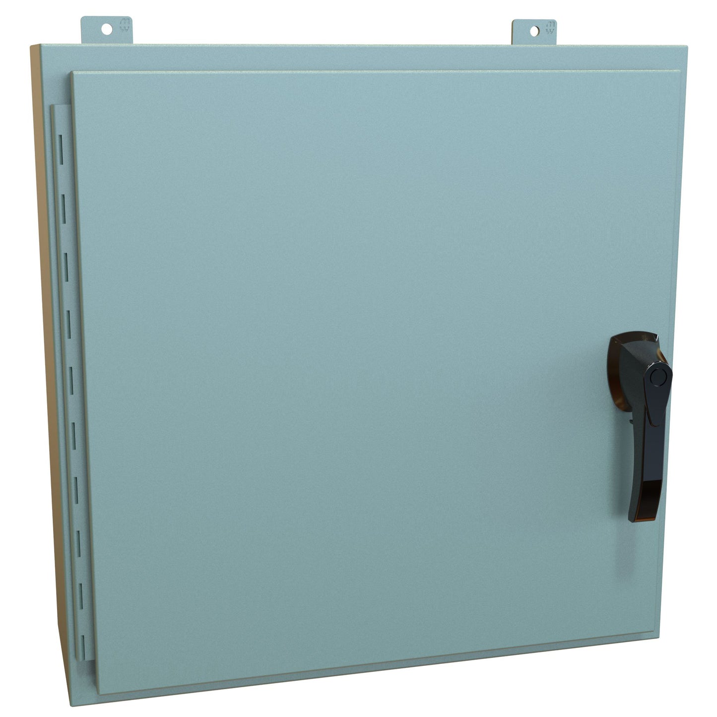 Hammond HW24248GYHK N4, 12 Wallmount Enclosure, Hinged w/Handle - 24" x 24" x 8" - Steel/Gray