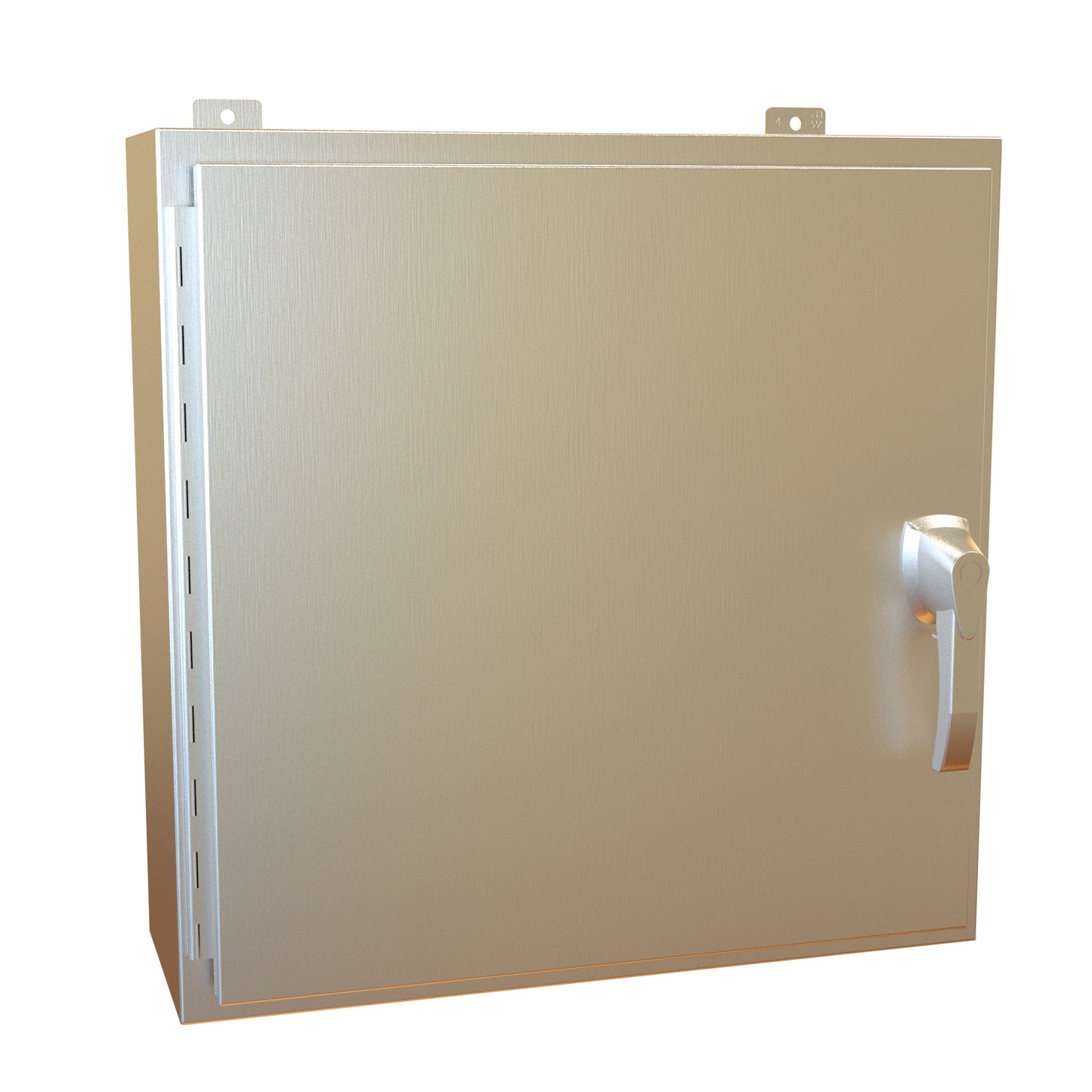 Hammond HW24248SSHK N4X Wallmount Enclosure, Hinged w/Handle - 24" x 24" x 8" - 304 Stainless Steel