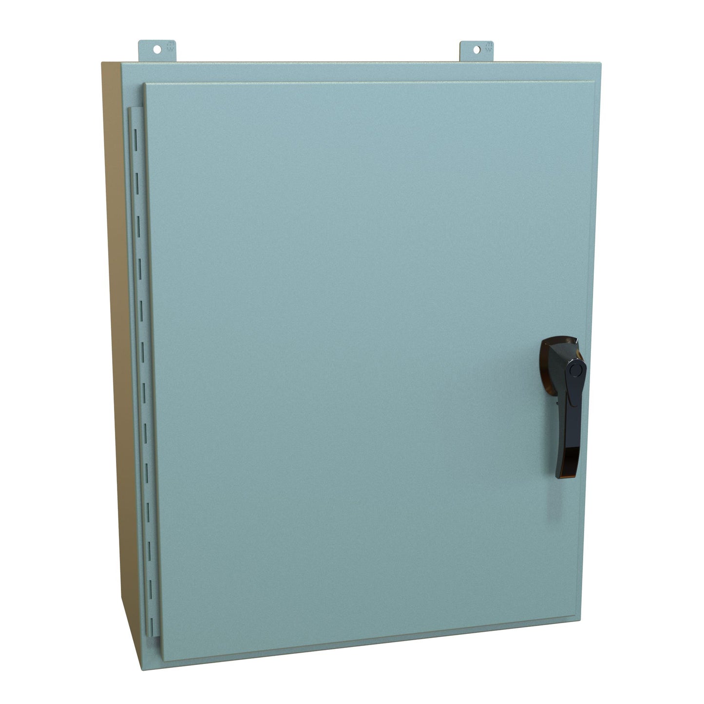 Hammond HW302410GYHK N4, 12 Wallmount Enclosure, Hinged w/Handle - 30" x 24" x 10" - Steel/Gray