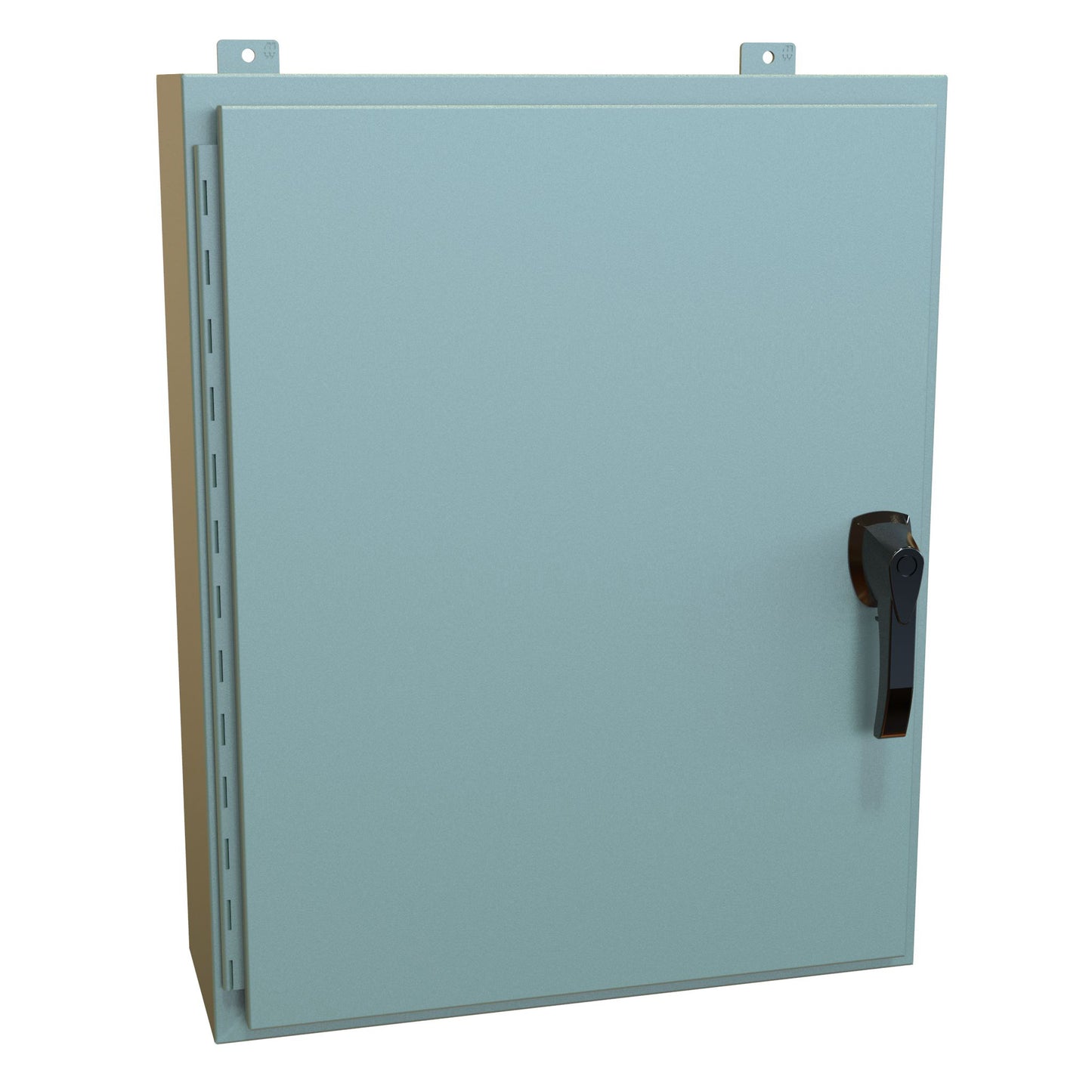 Hammond HW30248GYHK N4, 12 Wallmount Enclosure, Hinged w/Handle - 30" x 24" x 8" - Steel/Gray