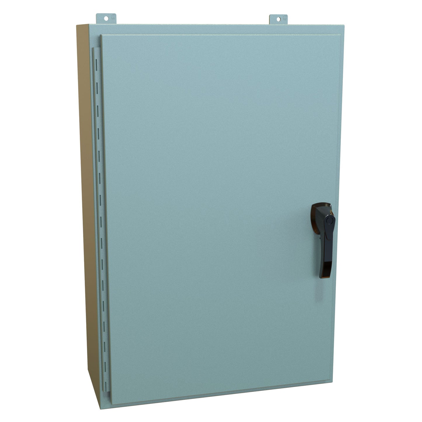 Hammond HW362410GYHK N4, 12 Wallmount Enclosure, Hinged w/Handle - 36" x 24" x 10" - Steel/Gray
