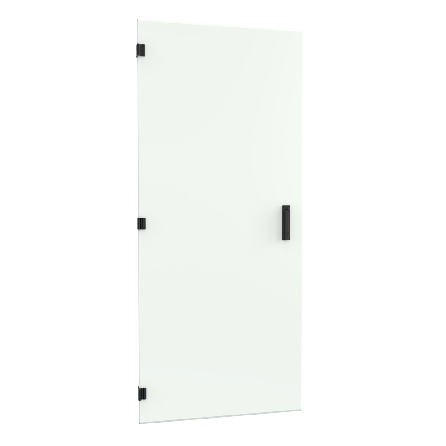 Hammond HWFSD3036UWH Solid Locking Door for 30" Wide HWF 36U Cabinet, White Powder-Coated Steel.