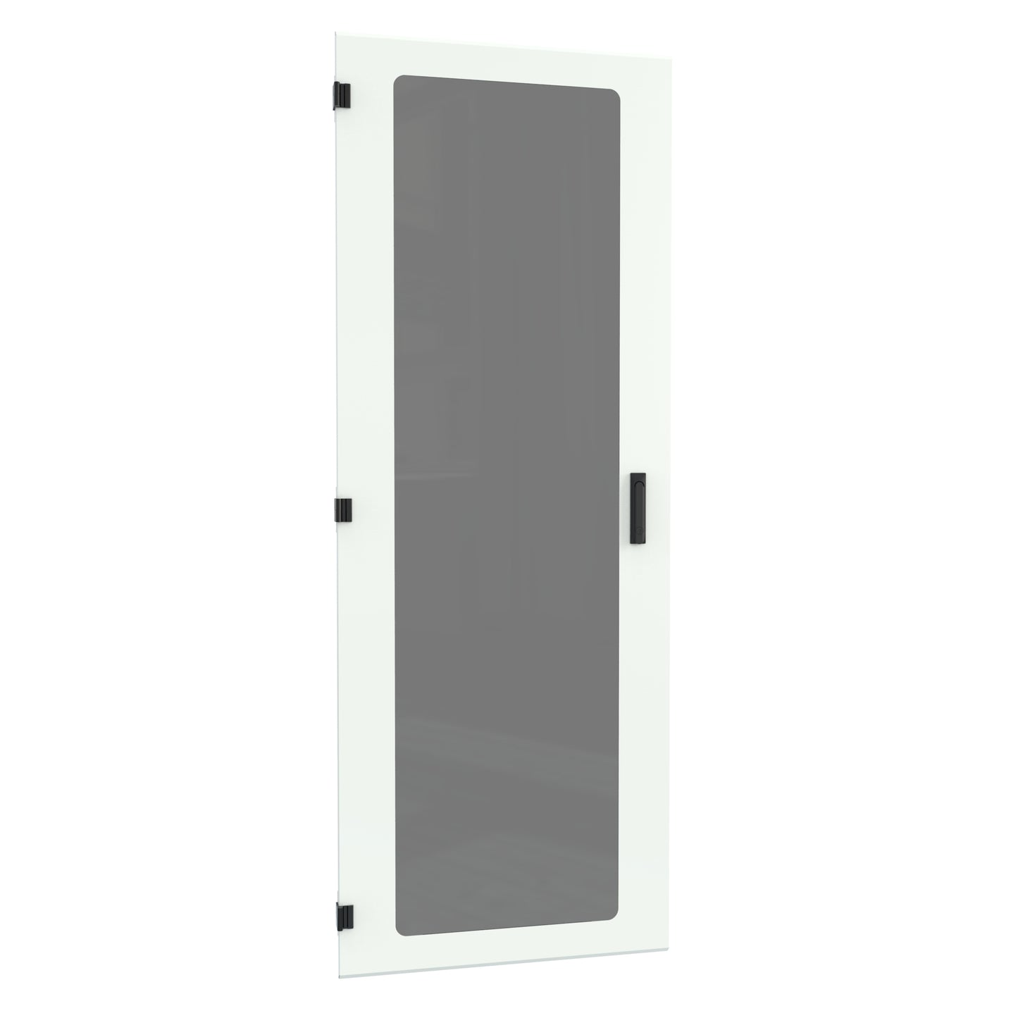 Hammond HWFWD3042UWH Window Locking Door for 30" Wide HWF 42U Cabinet, White Powder-Coated Steel.