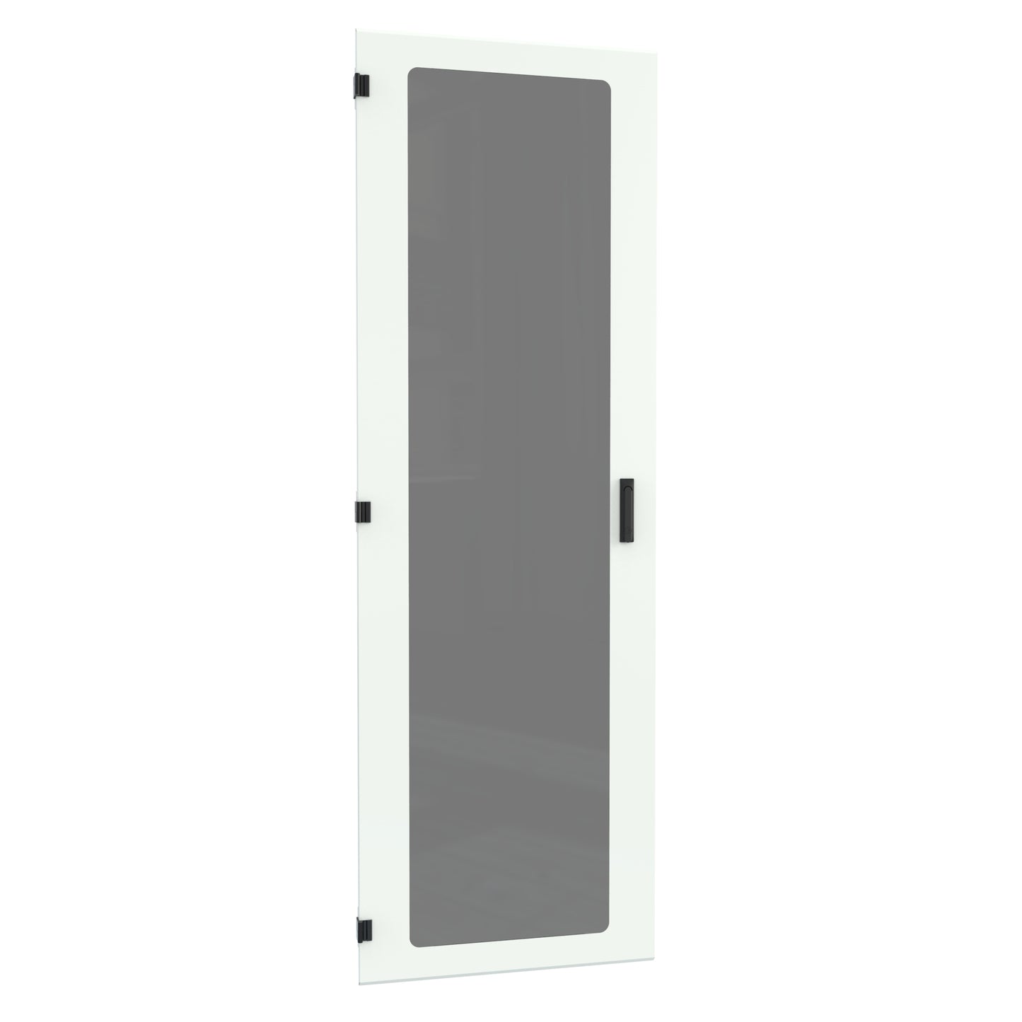 Hammond HWFWD3048UWH Window Locking Door for 30" Wide HWF 48U Cabinet, White Powder-Coated Steel.