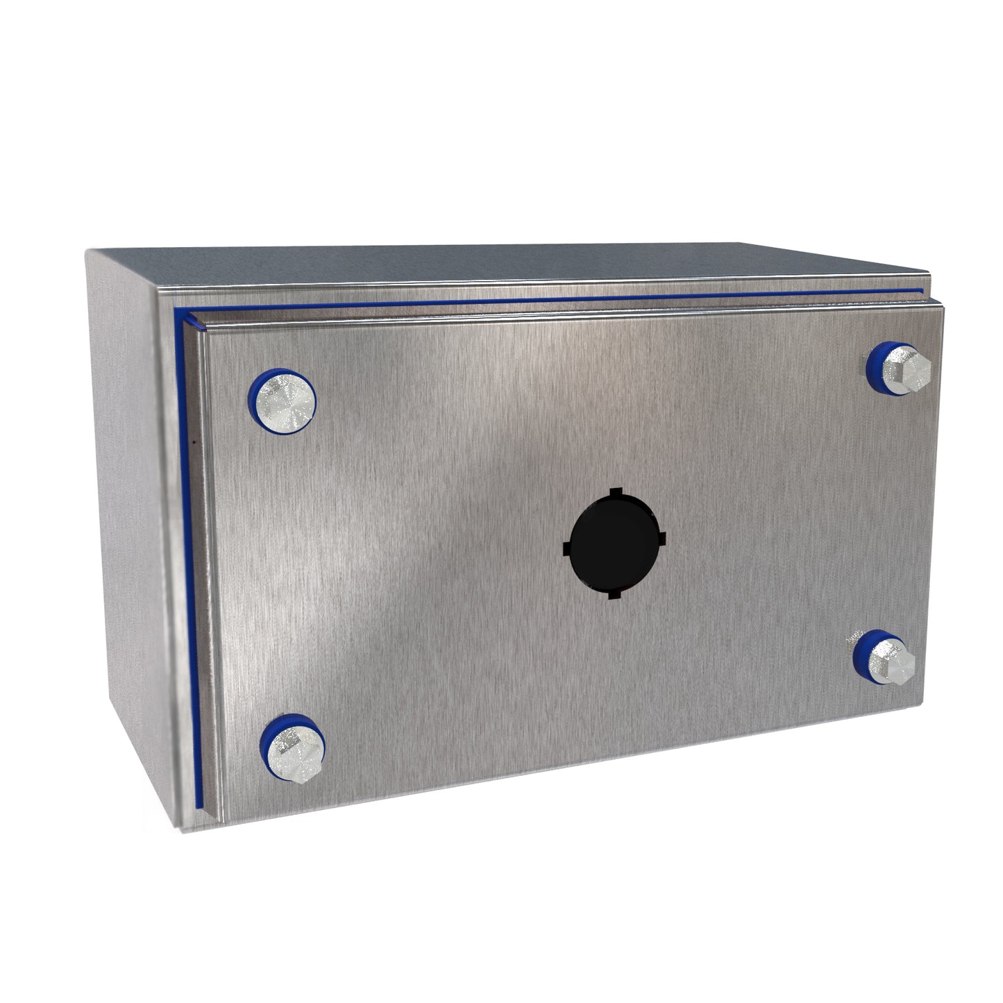 Hammond HYMPB1SS Hygienic N4X Stainless Steel Pushbutton Enclosure 22mm 1PB (7.94" x 4.88" x 4.00")
