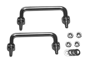 Hammond M286-6 Fold-Lock Chrome Handle (Pair) (1.73" x 4" x 0.4") 3.9" Centers