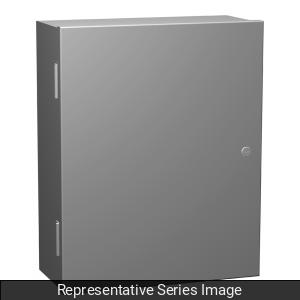 Hammond N1A16127 N1 Enclosure w/Panel - 16" x 12" x 7" - Steel/Gray