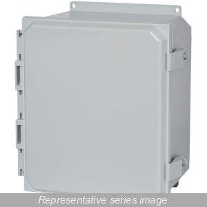 Hammond PCJ864NLF Junction Box Polycarb 8" x 6" x 4" Nm Latch Cover w/Flange