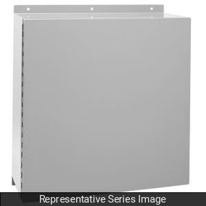 Hammond PJW363614L3PT N4X Polyester Wallmount Enclosure, Continuous Hinge Door 3PT Handle - 36.25" x 36.25" x 14.13"